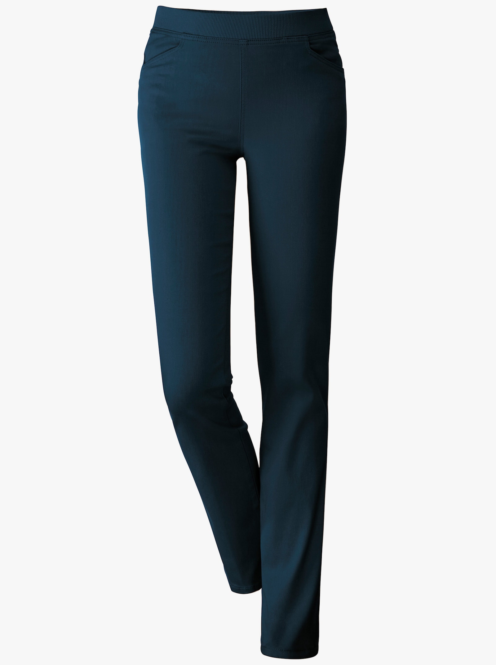 Stretch-Jeans mit Rundum-Dehnbund - dark blue
