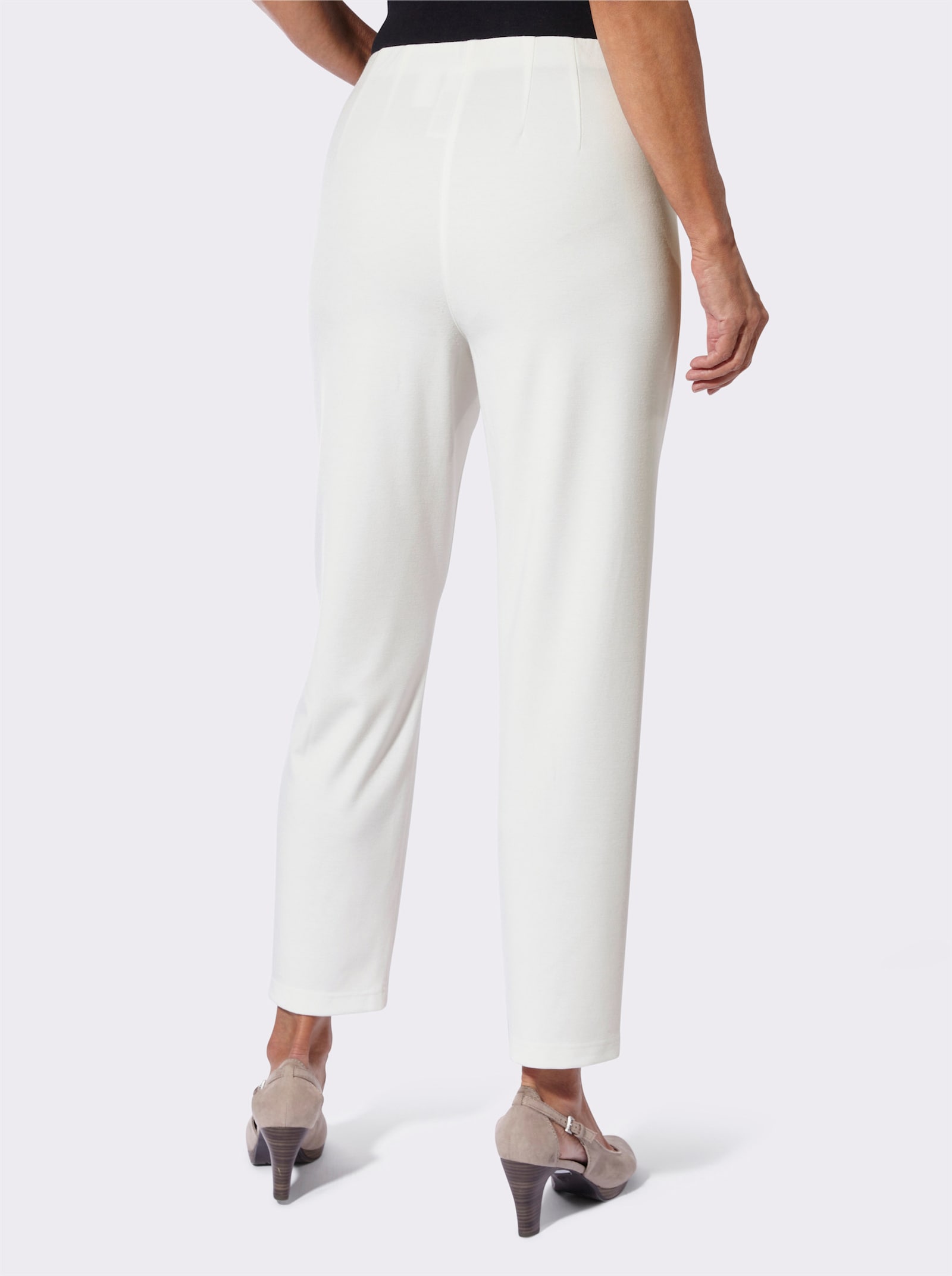 Jerseyhose in Schlupfform - ecru