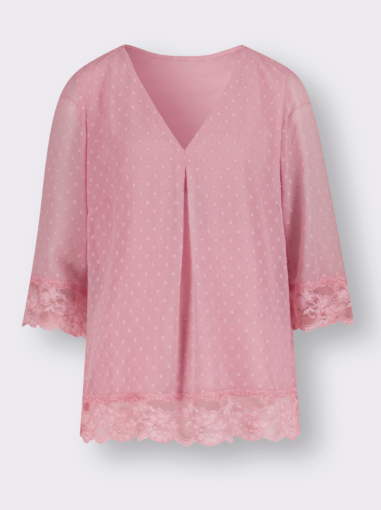 Kanten blouse - hortensia