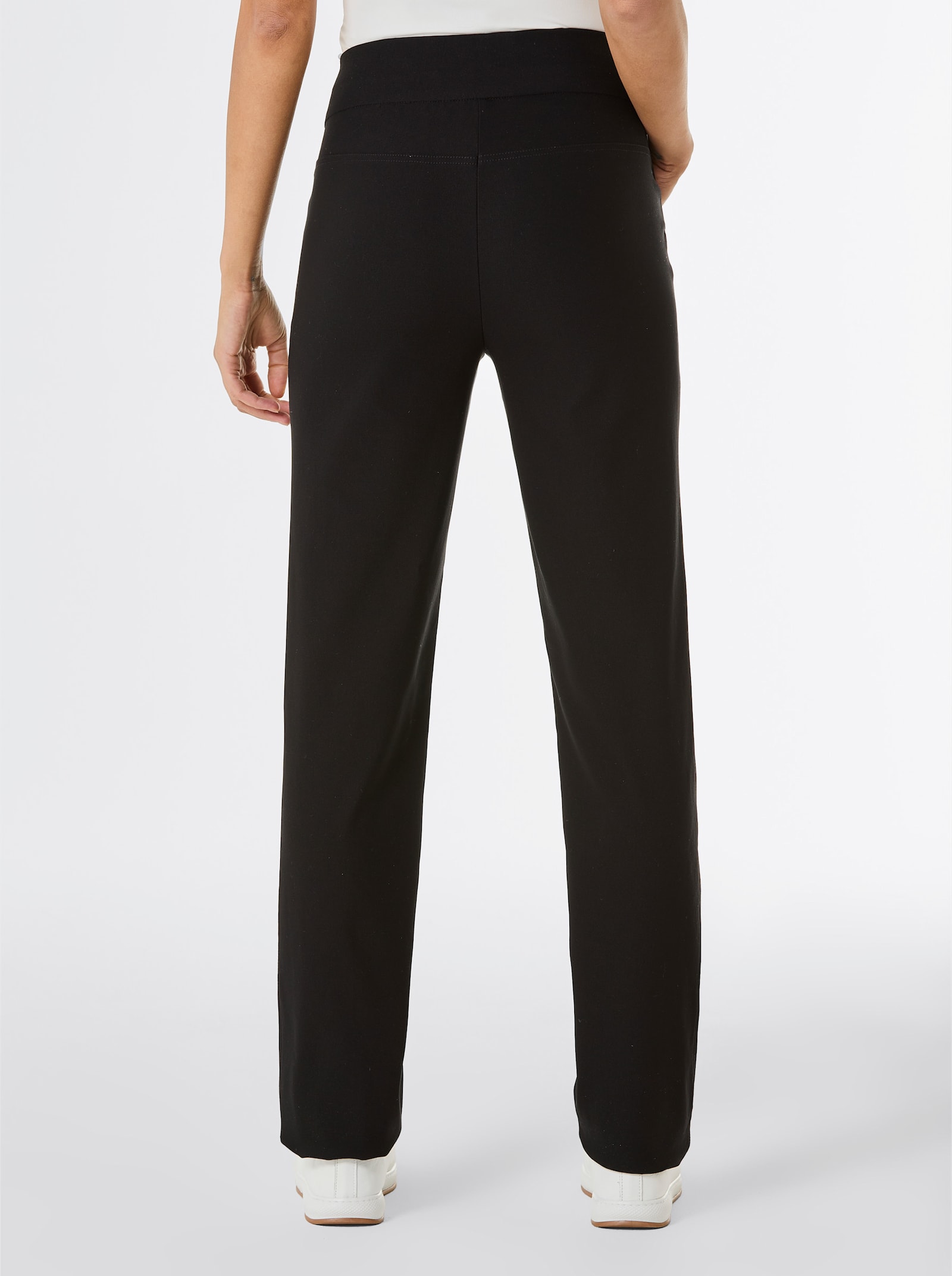 Stehmann Comfort line Pantalon avec glissière décorative - noir