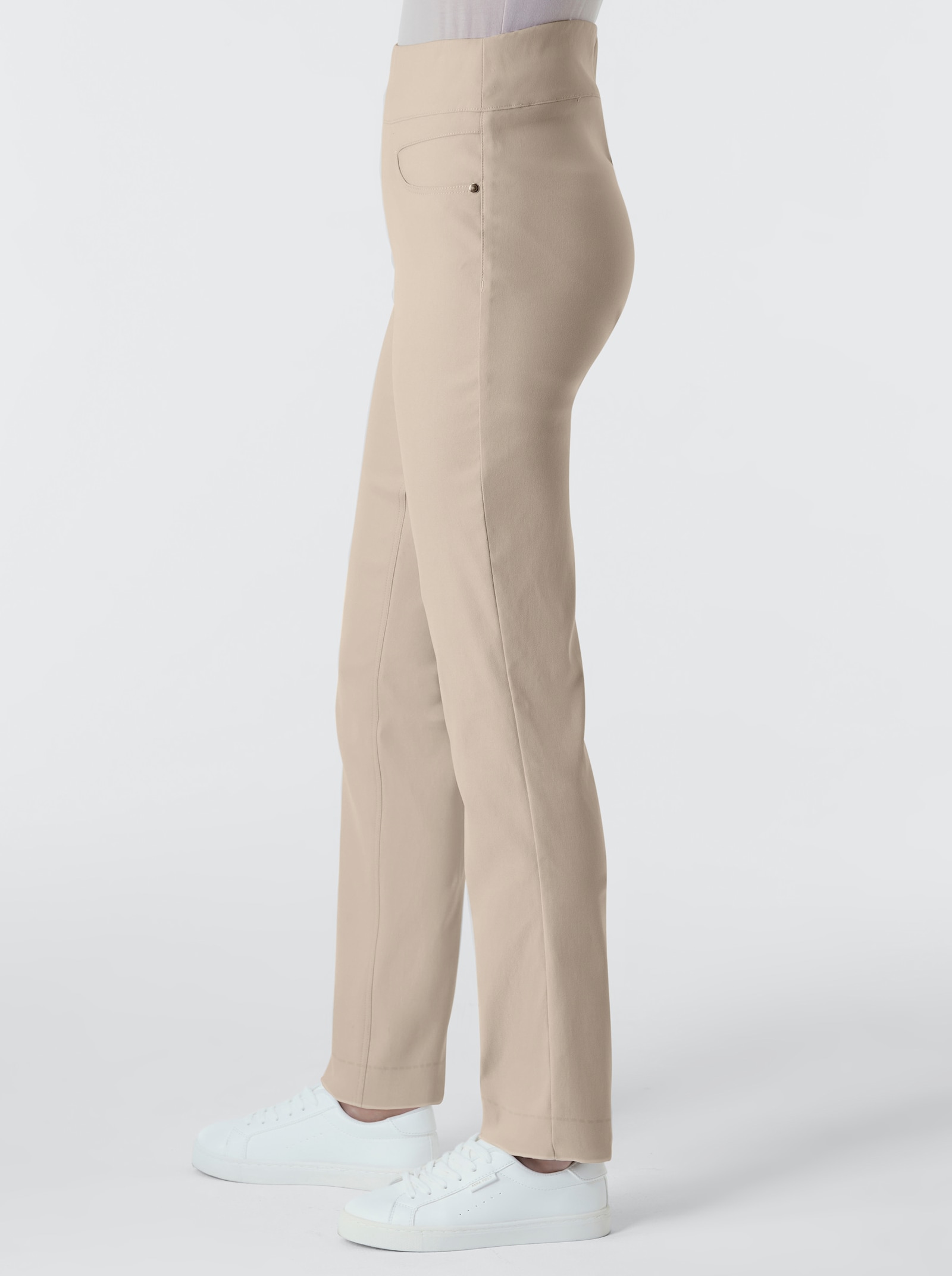 Stehmann Comfort line Stretchbroek in comfortmodel - zand
