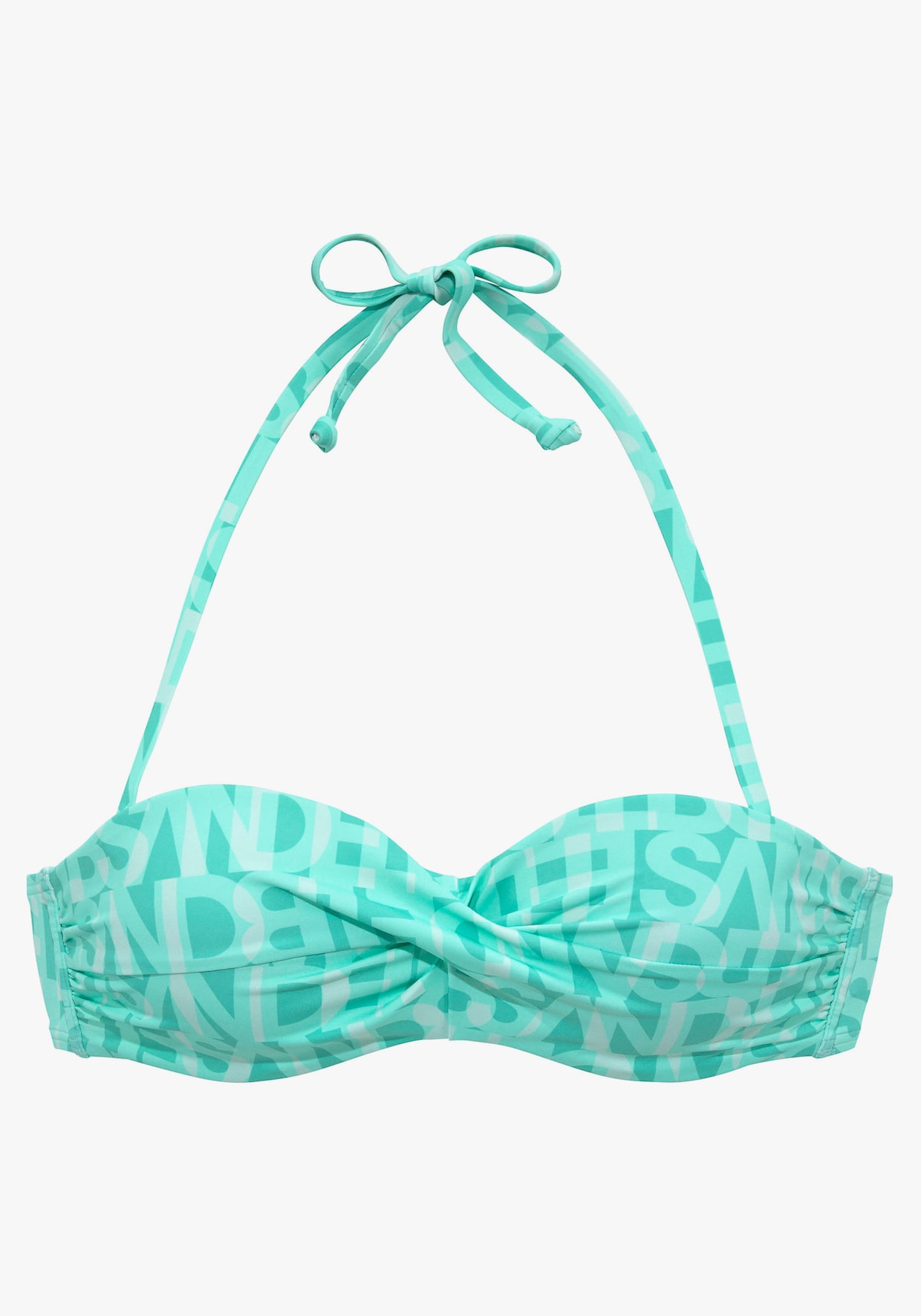 Elbsand Bügel-Bandeau-Bikini-Top - mint