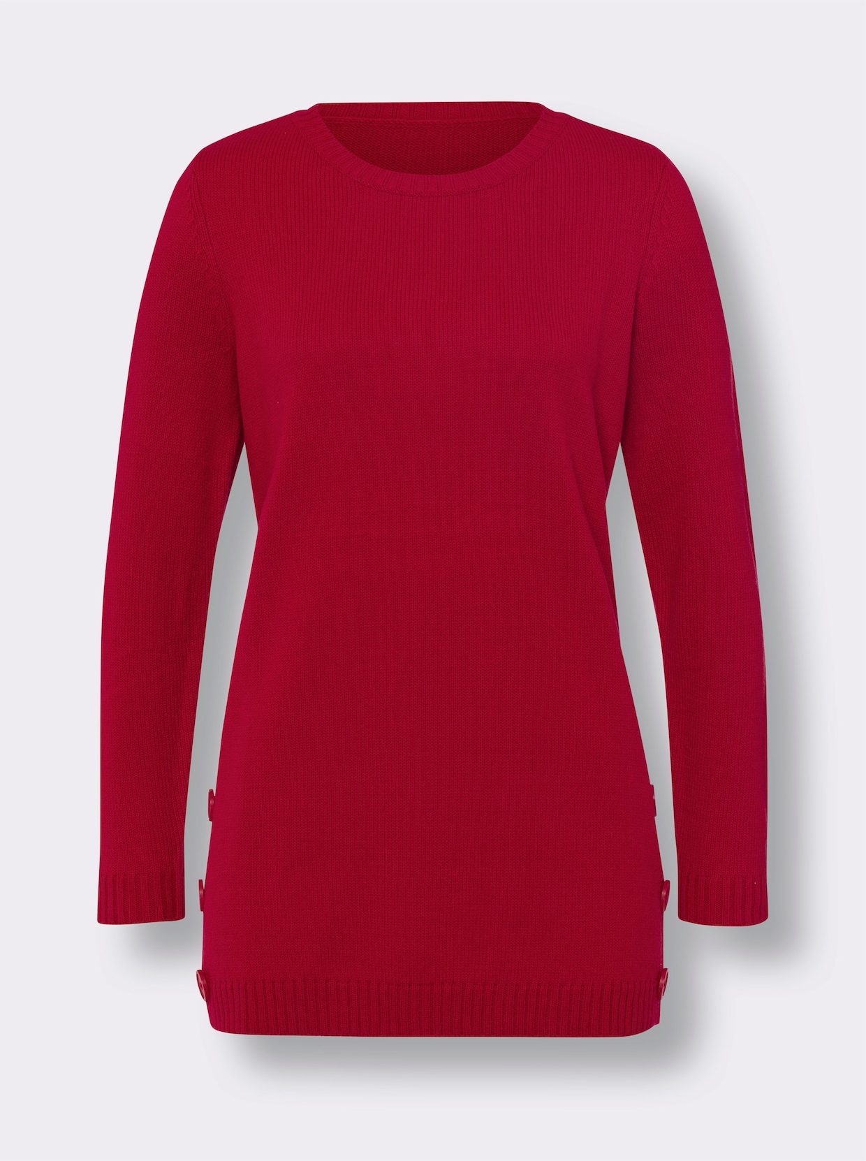 Lange pullover - rood