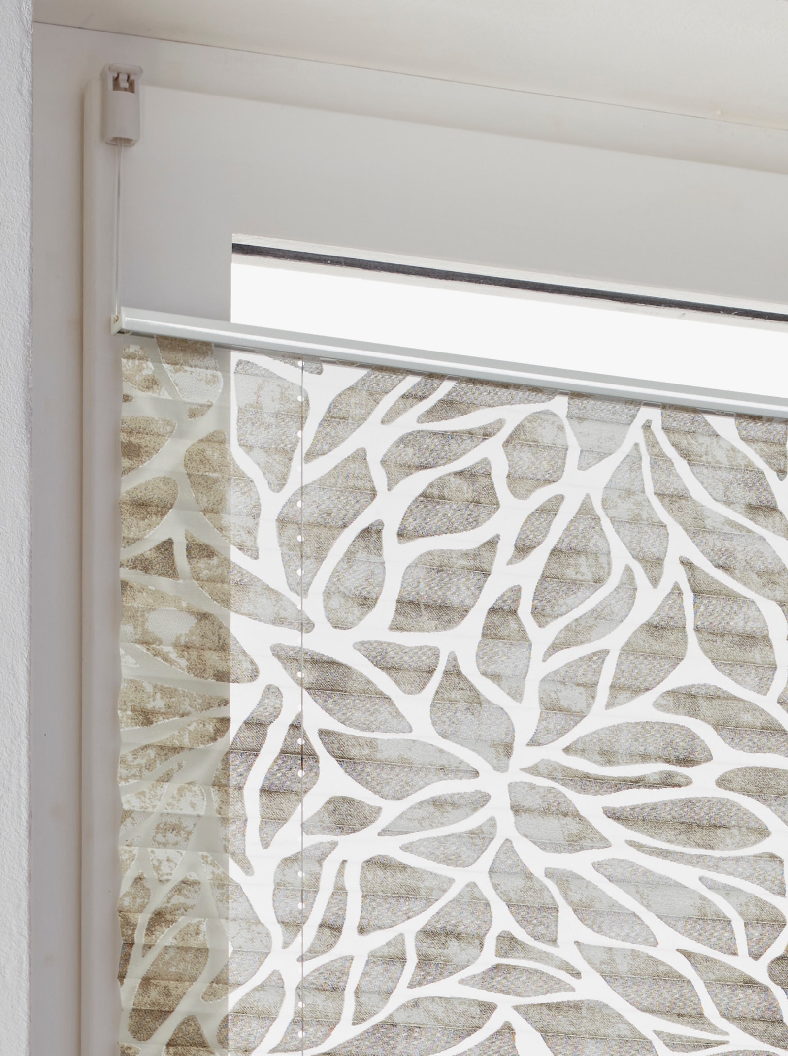 heine home Plissee-Jalousie - weiß-natur