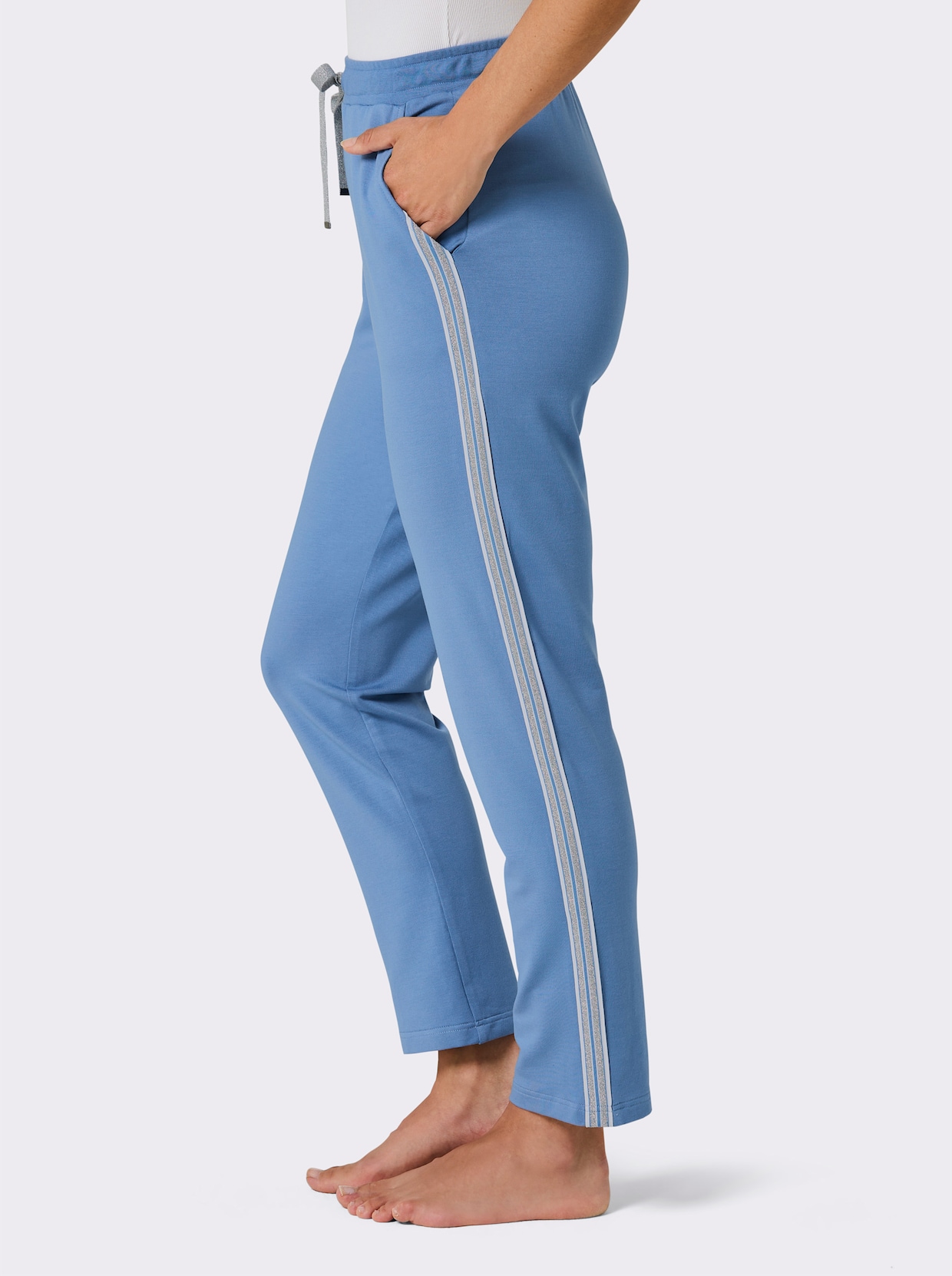 CREATION L PREMIUM Modal-Viskose-Hose - mittelblau