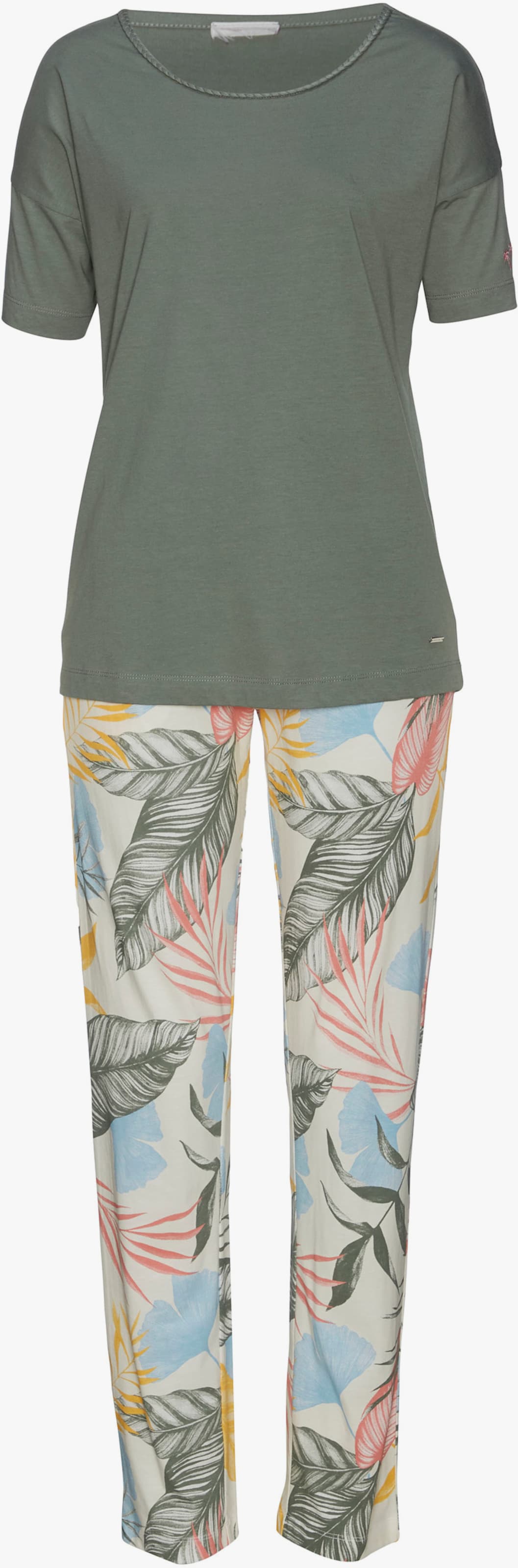 Vivance Dreams Pyjama - kaki gedessineerd