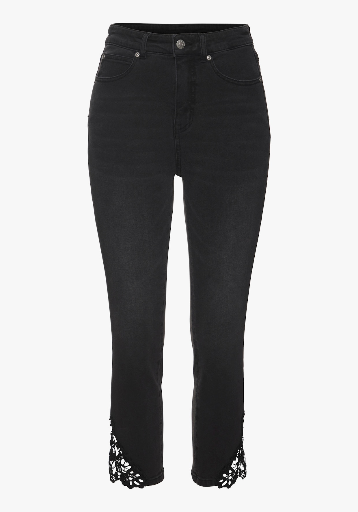 Vivance 7/8-Caprijeans - black washed