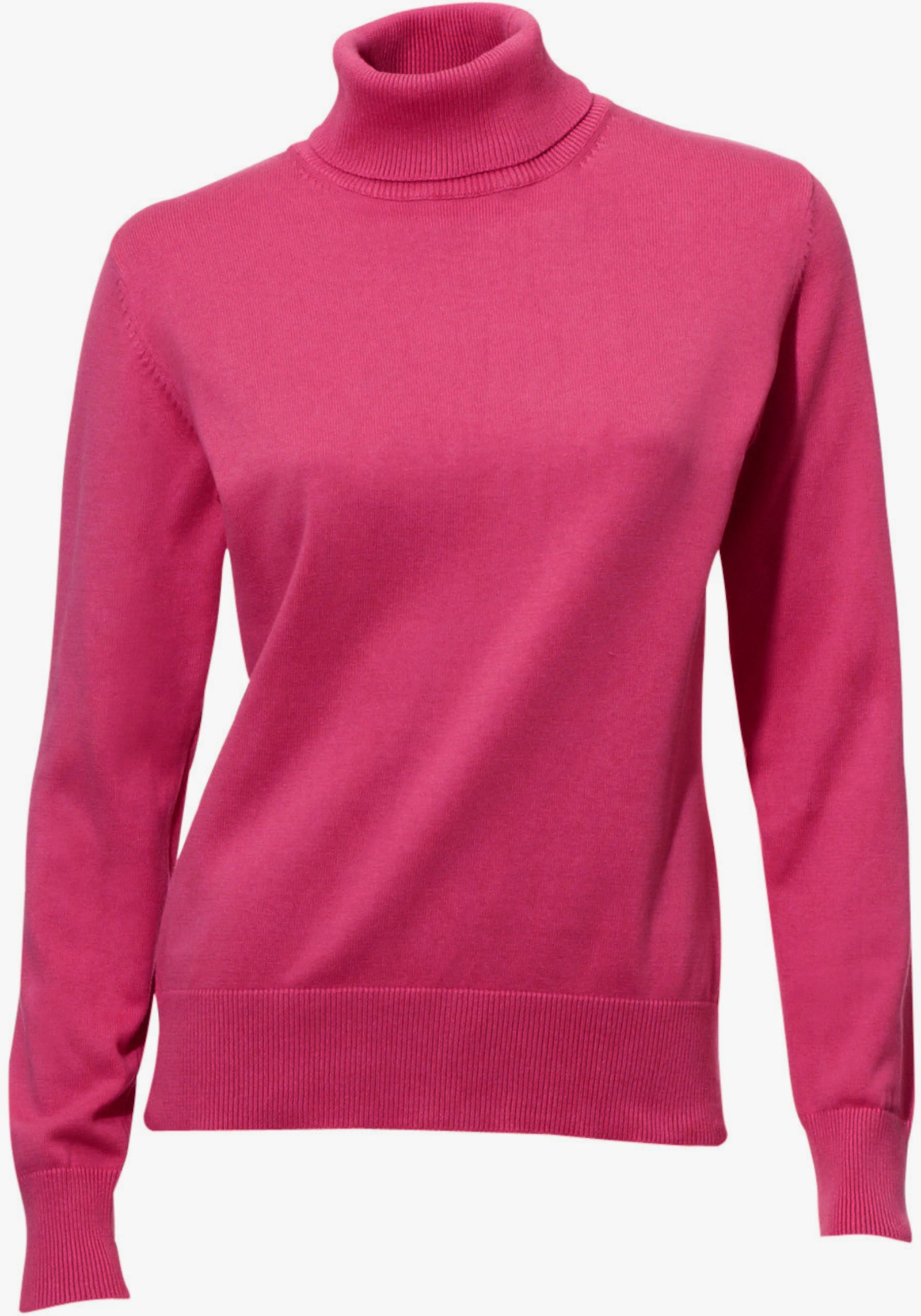 heine Rollkragenpullover in Feinstrick-Qualität - pink