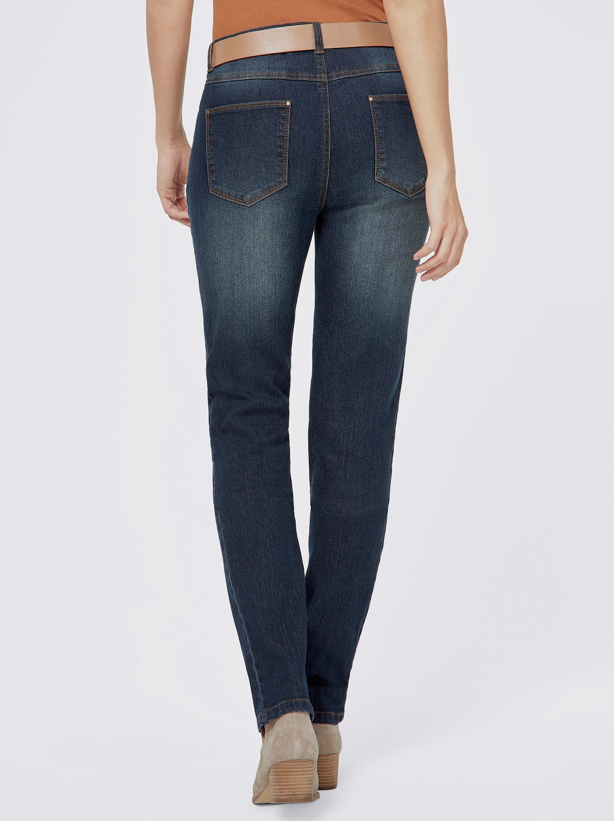 Rechte jeans - dark-blue