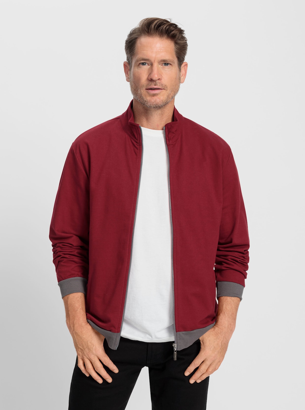 Catamaran Shirtjacke - dunkelrot