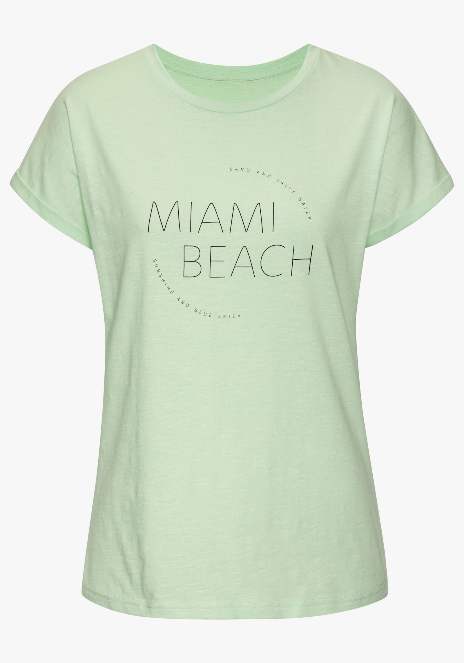 Vivance T-Shirt - lime bedruckt