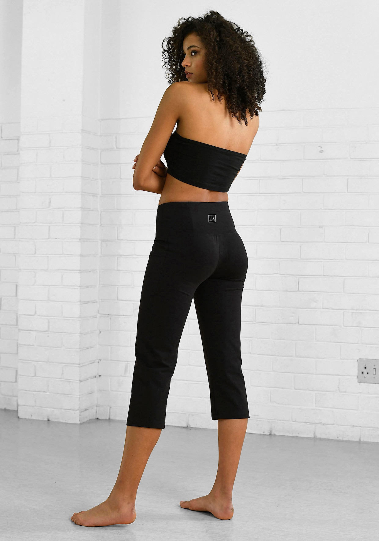 LASCANA ACTIVE 3/4-Leggings - schwarz