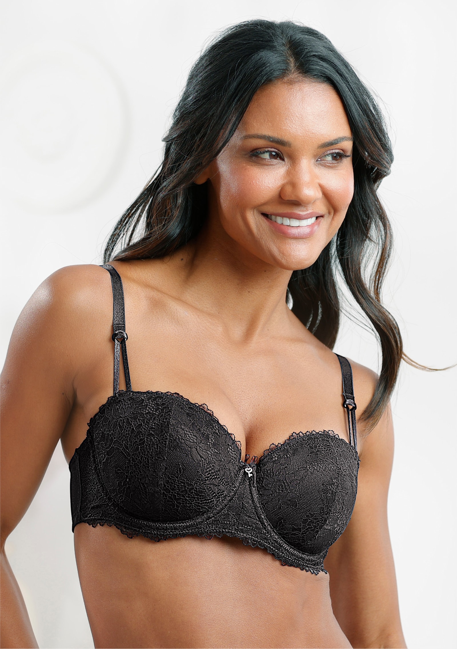 Viania Schalen-BH mit Bügel - schwarz