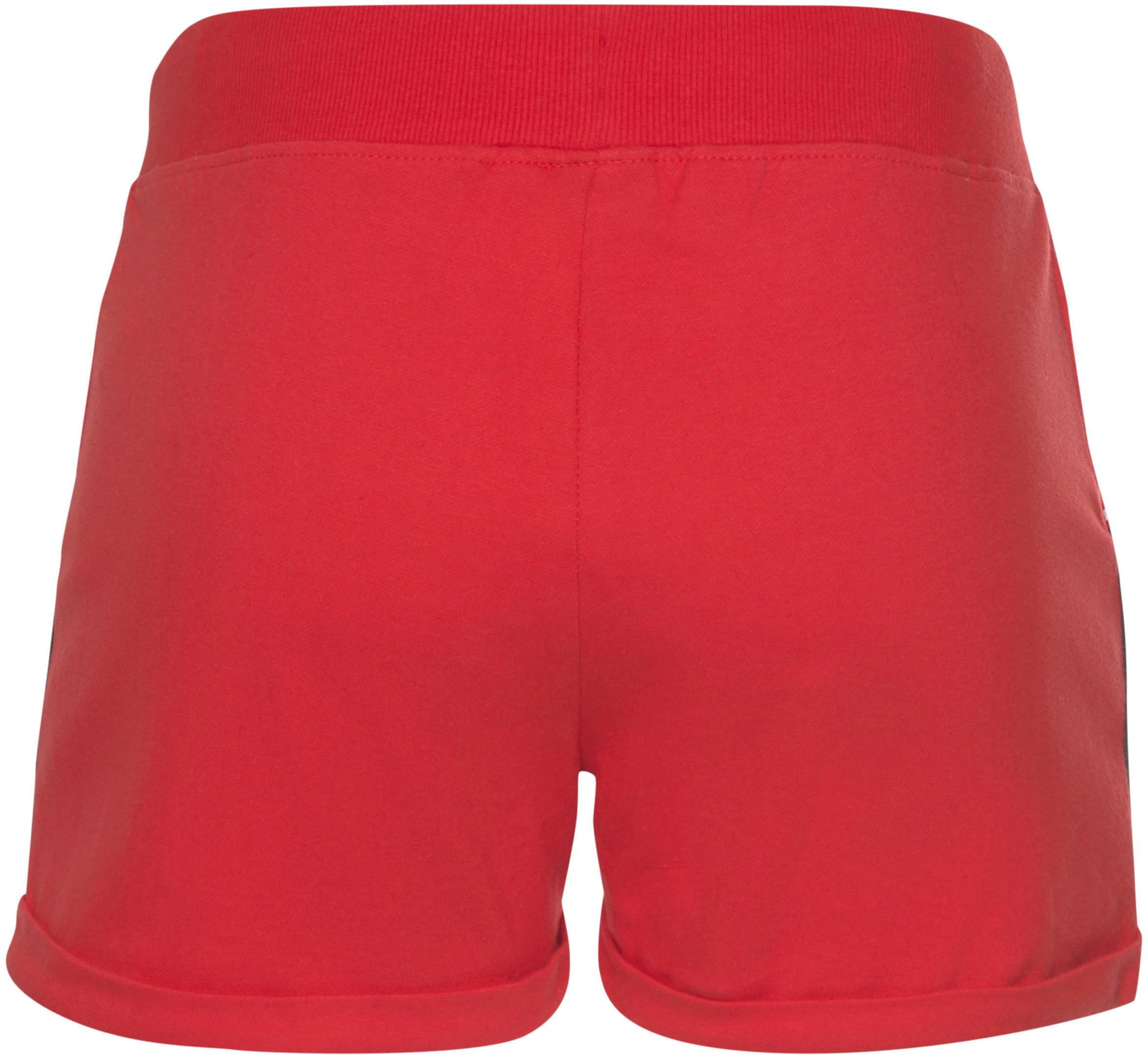 Shorts günstig Kaufen-Shorts in red von H.I.S. Shorts in red von H.I.S <![CDATA[HIS Shorts mit Streitreifentape und seitlichen Eingrifftaschen. Weiche Sweatware mit Baumwolle. Elastischer Ripp-Bund mit Tunnelzug.]]>. 
