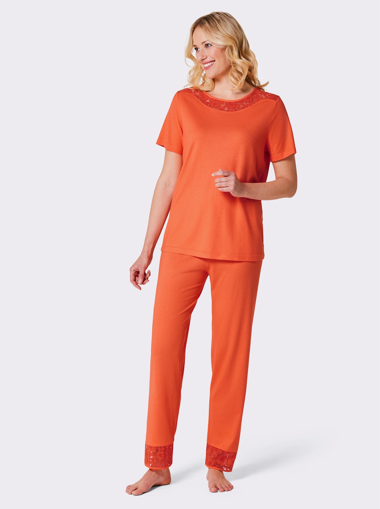 Ascafa Pyjama - oranje