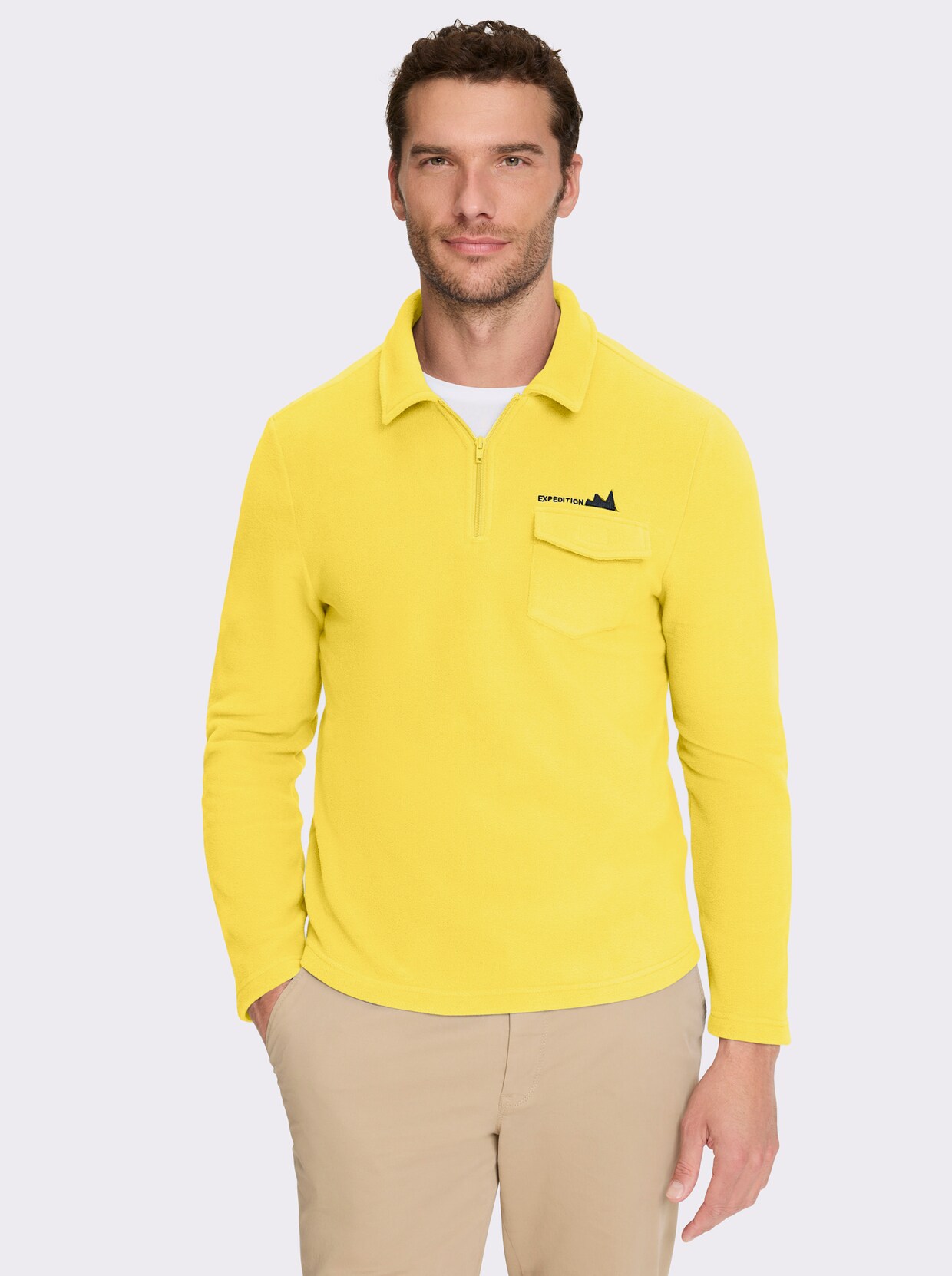 Catamaran Fleeceshirt - limone
