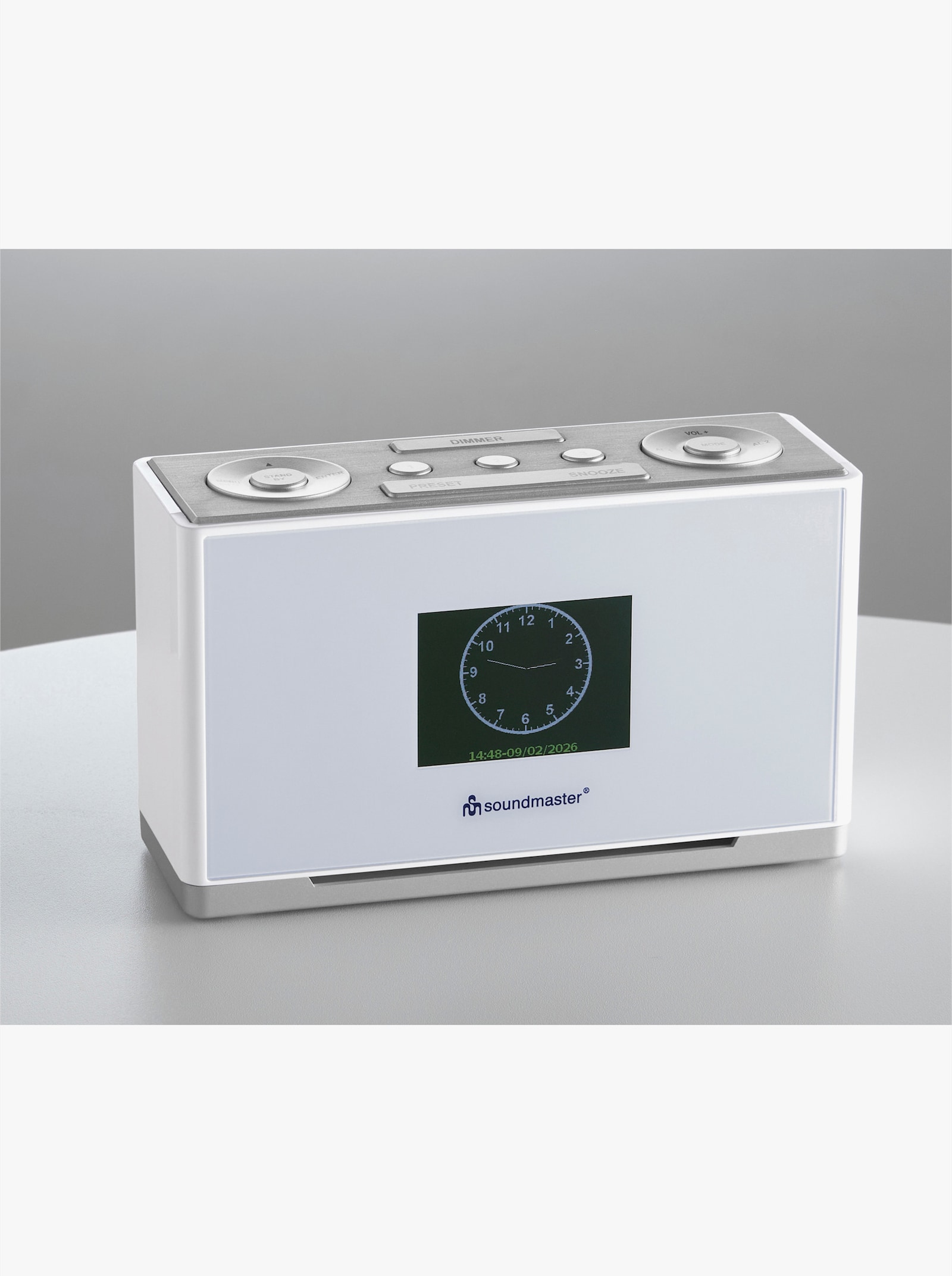 soundmaster Radiowecker - weiß