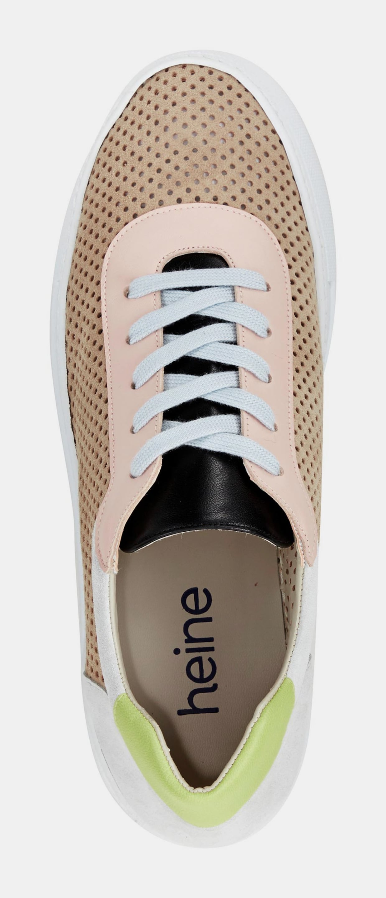 heine Sneaker - nude-weiß