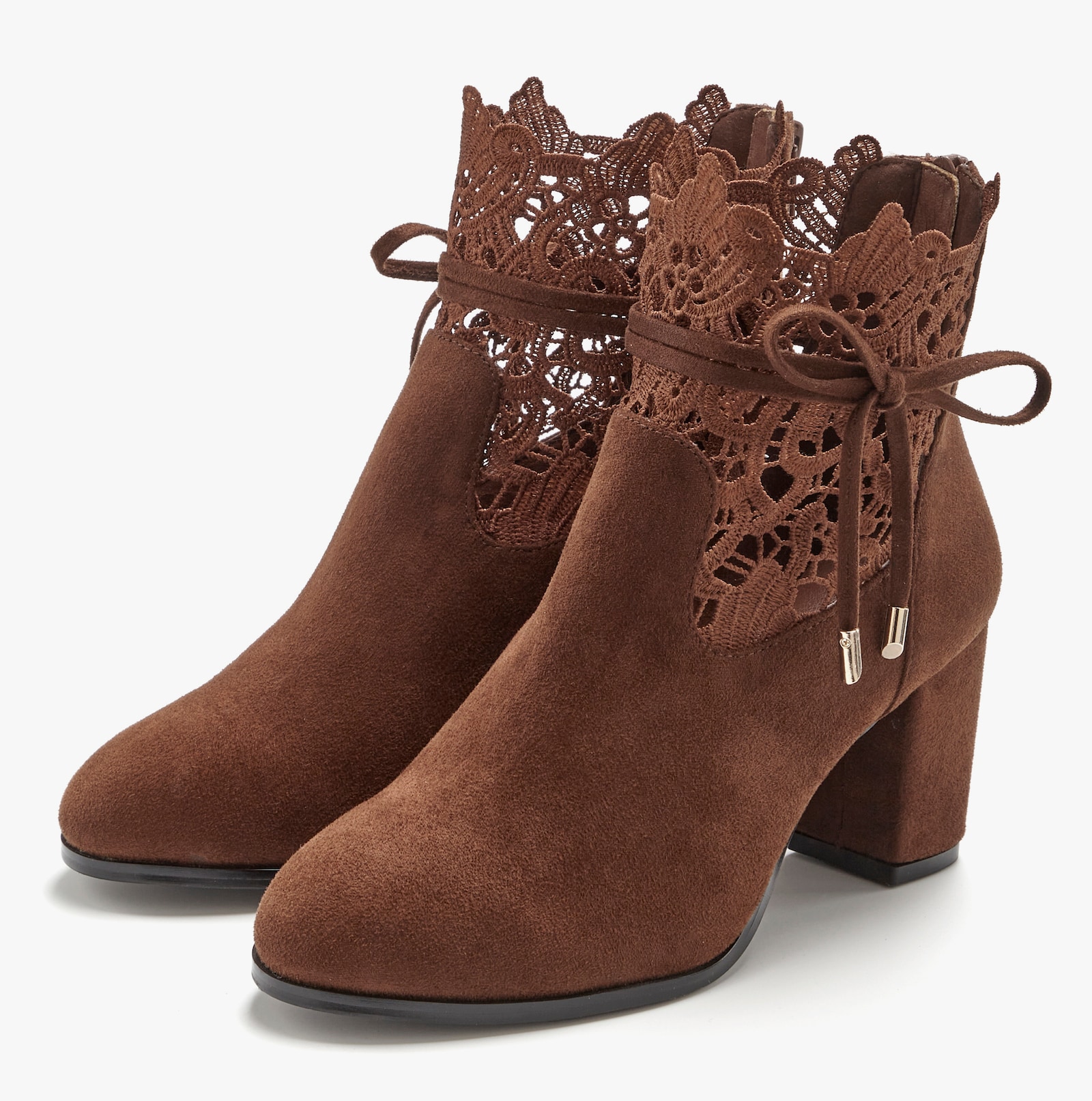 LASCANA High-Heel-Stiefelette - dunkelbraun