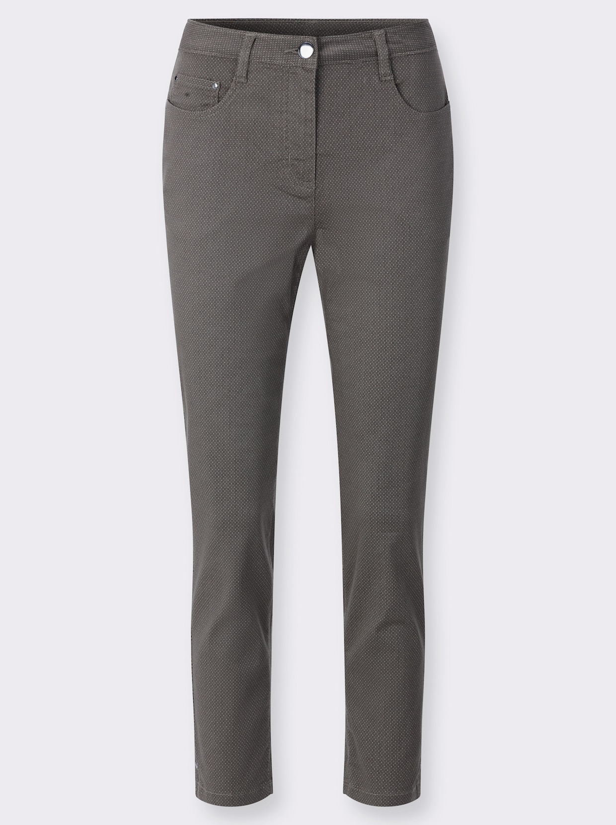 Druckhose - grau-bedruckt
