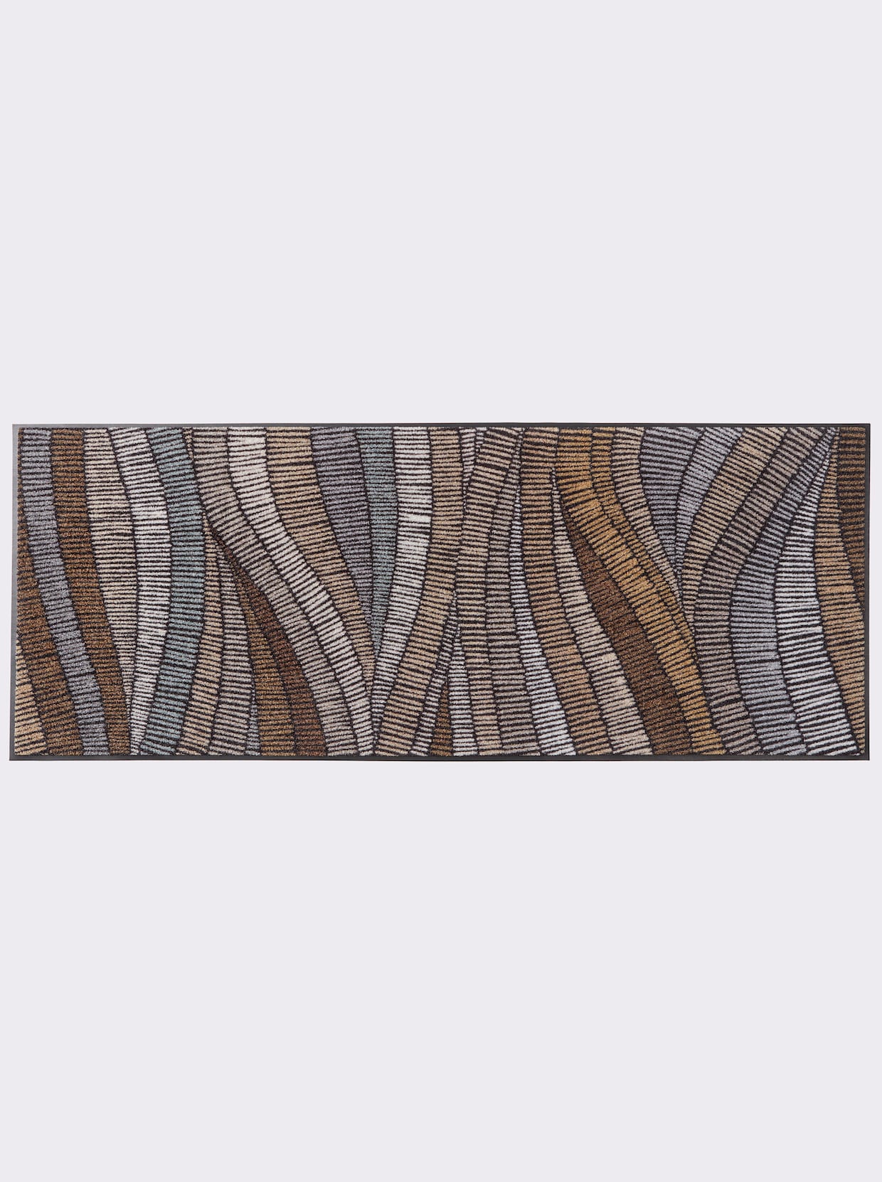 wash+dry by Kleen-Tex Voetmat - naturel/grijs