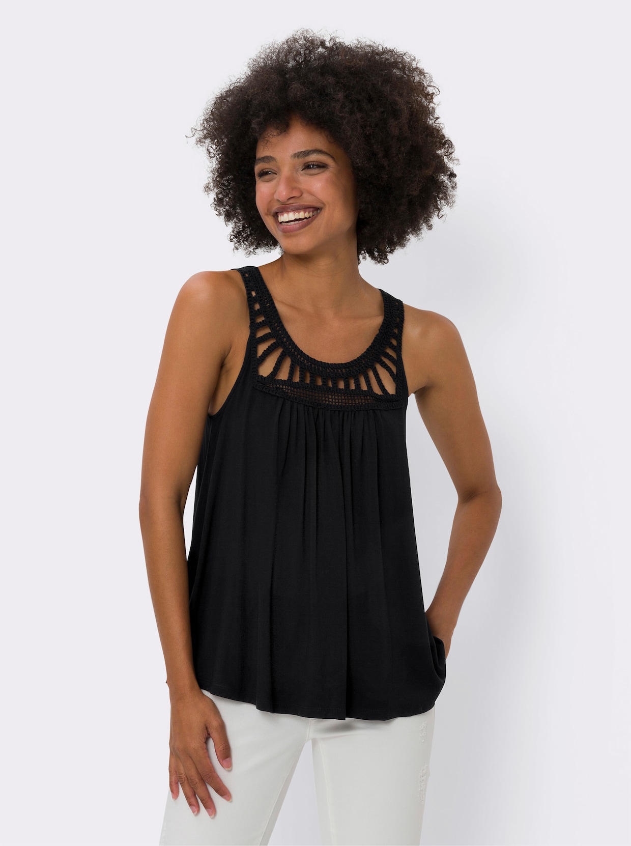 heine Shirttop - schwarz