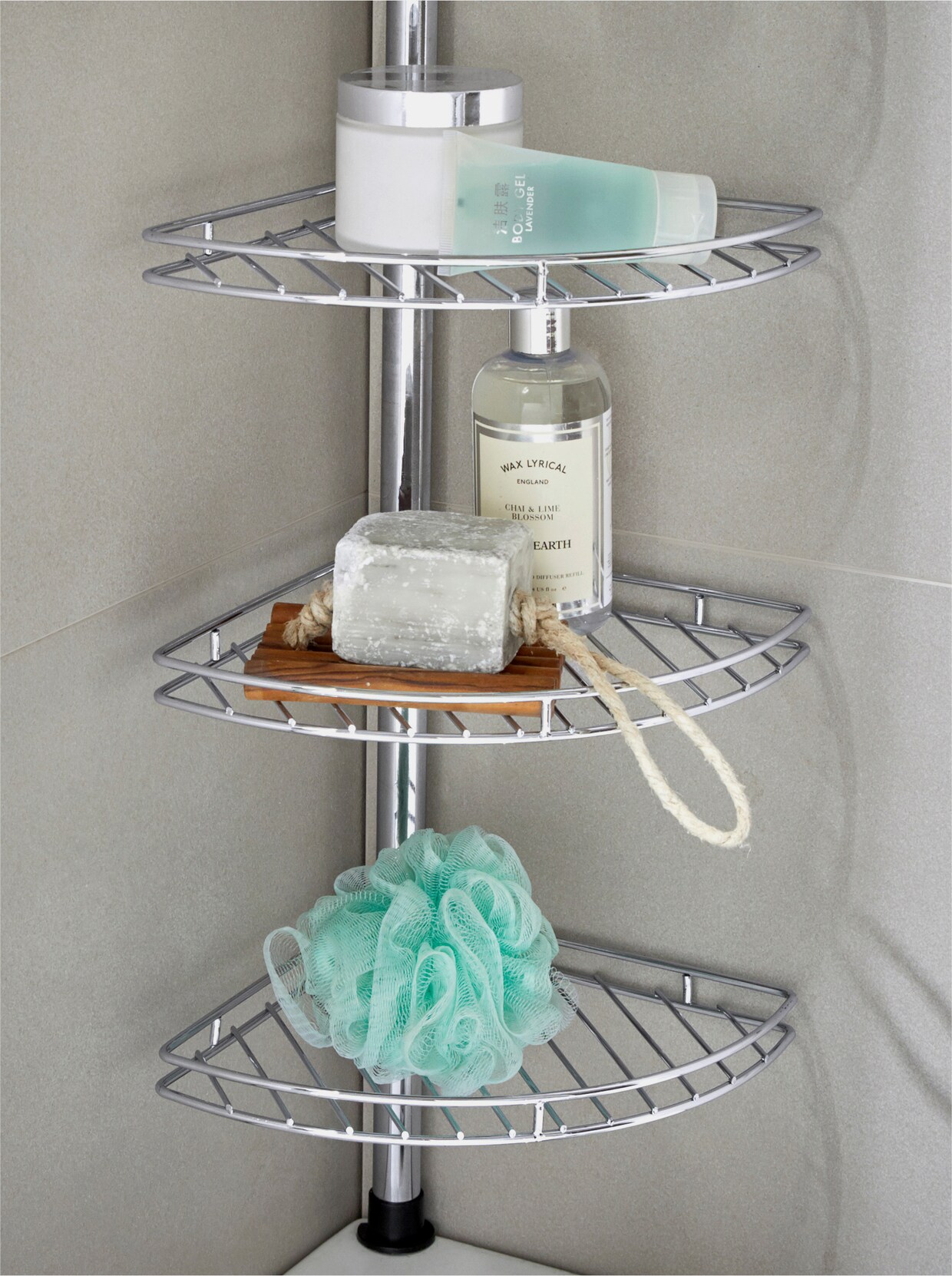 heine home Duschregal - chromfarben