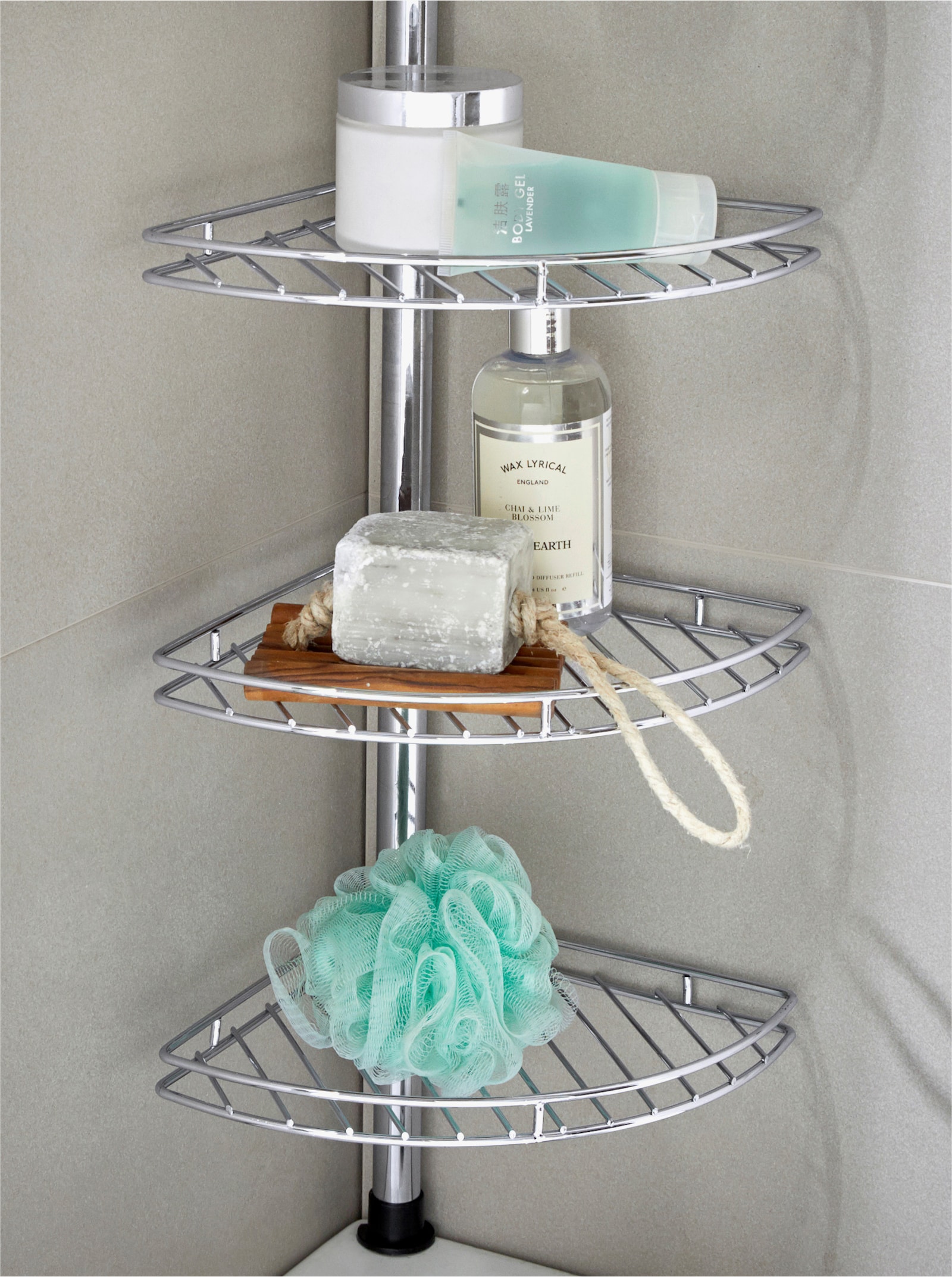 heine home Duschregal - chromfarben