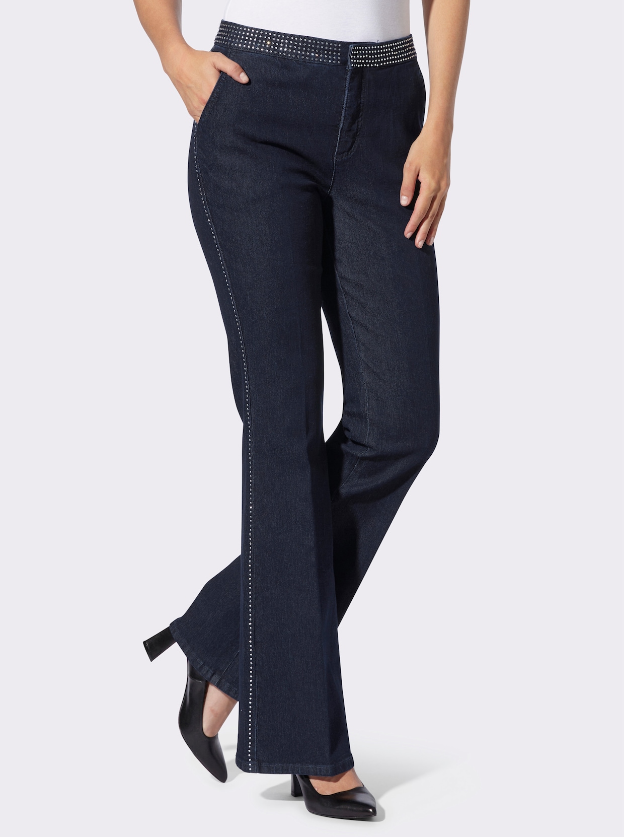 heine Bootcut-Jeans - dark blue