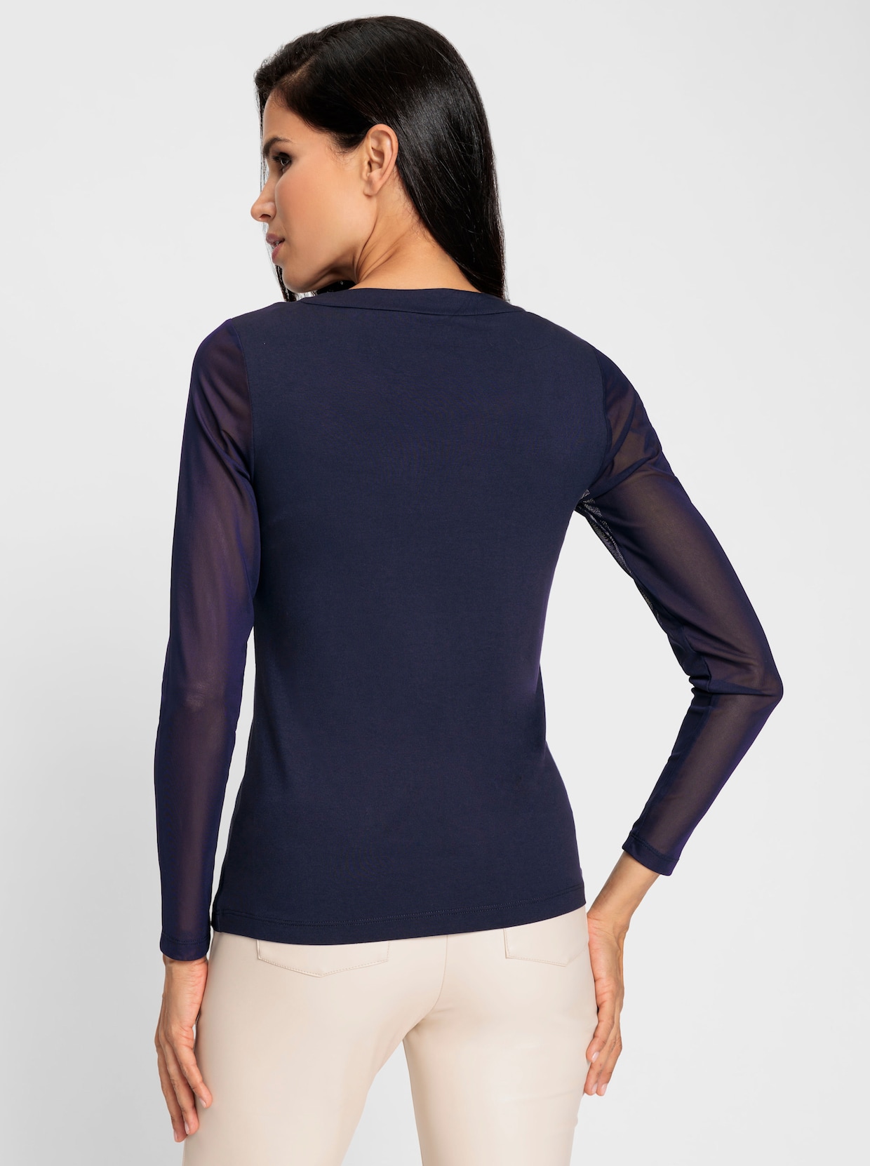 heine Langarmshirt - marine