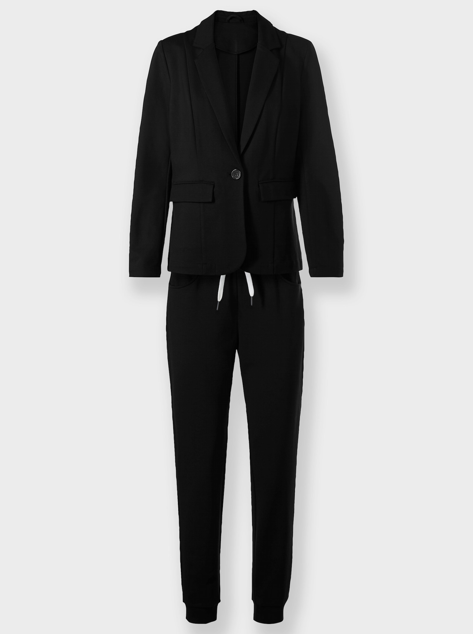 heine Hosenanzug mit 7/8-Hose - schwarz