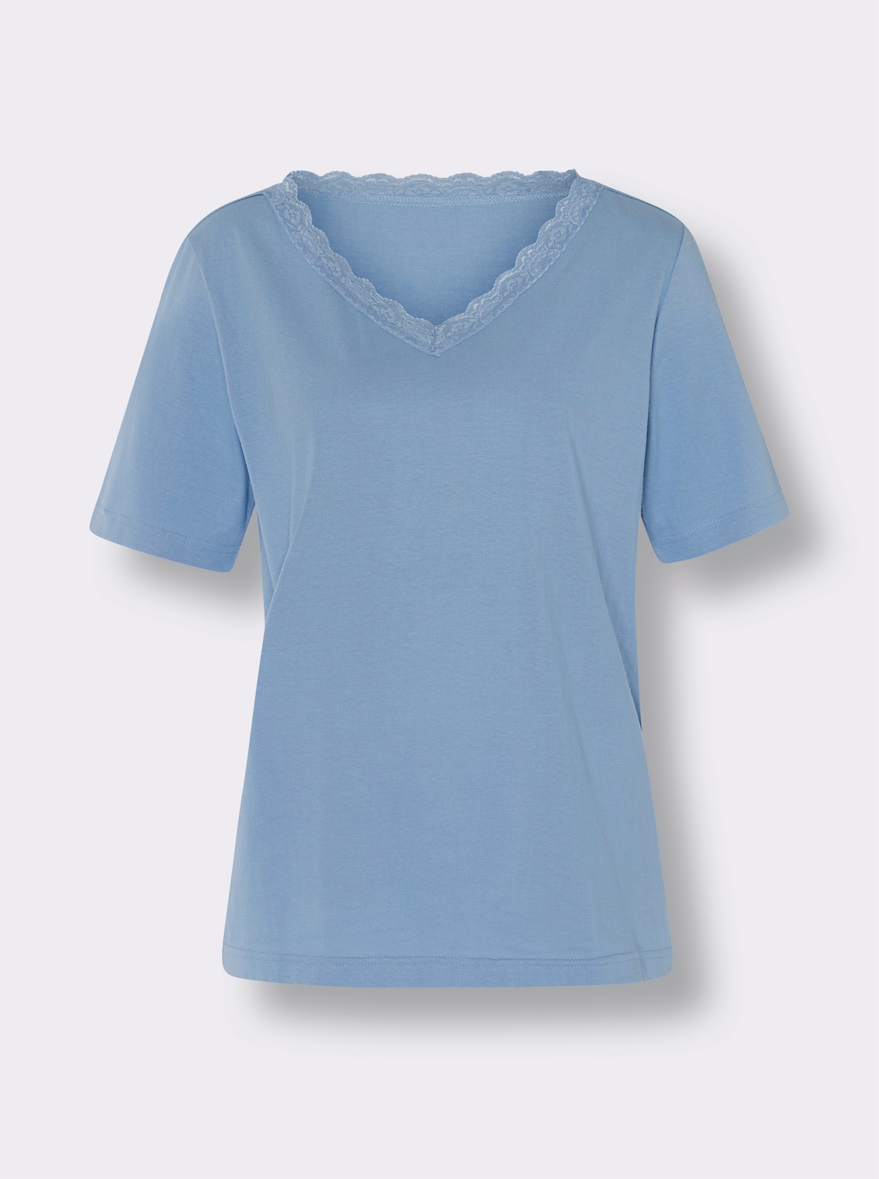 Kurzarm-Shirt - bleu