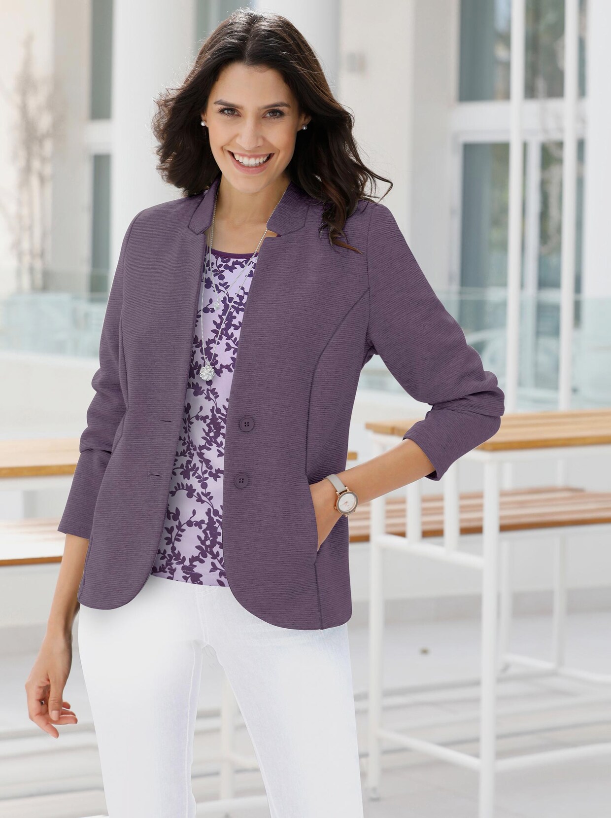 Jerseyblazer - feige