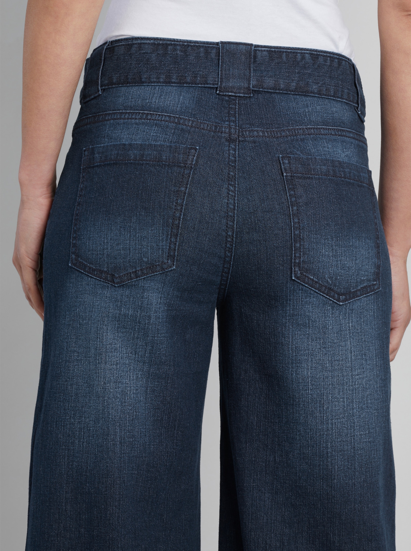 heine 5-Pocket-Jeans mit Bindegürtel - dark blue