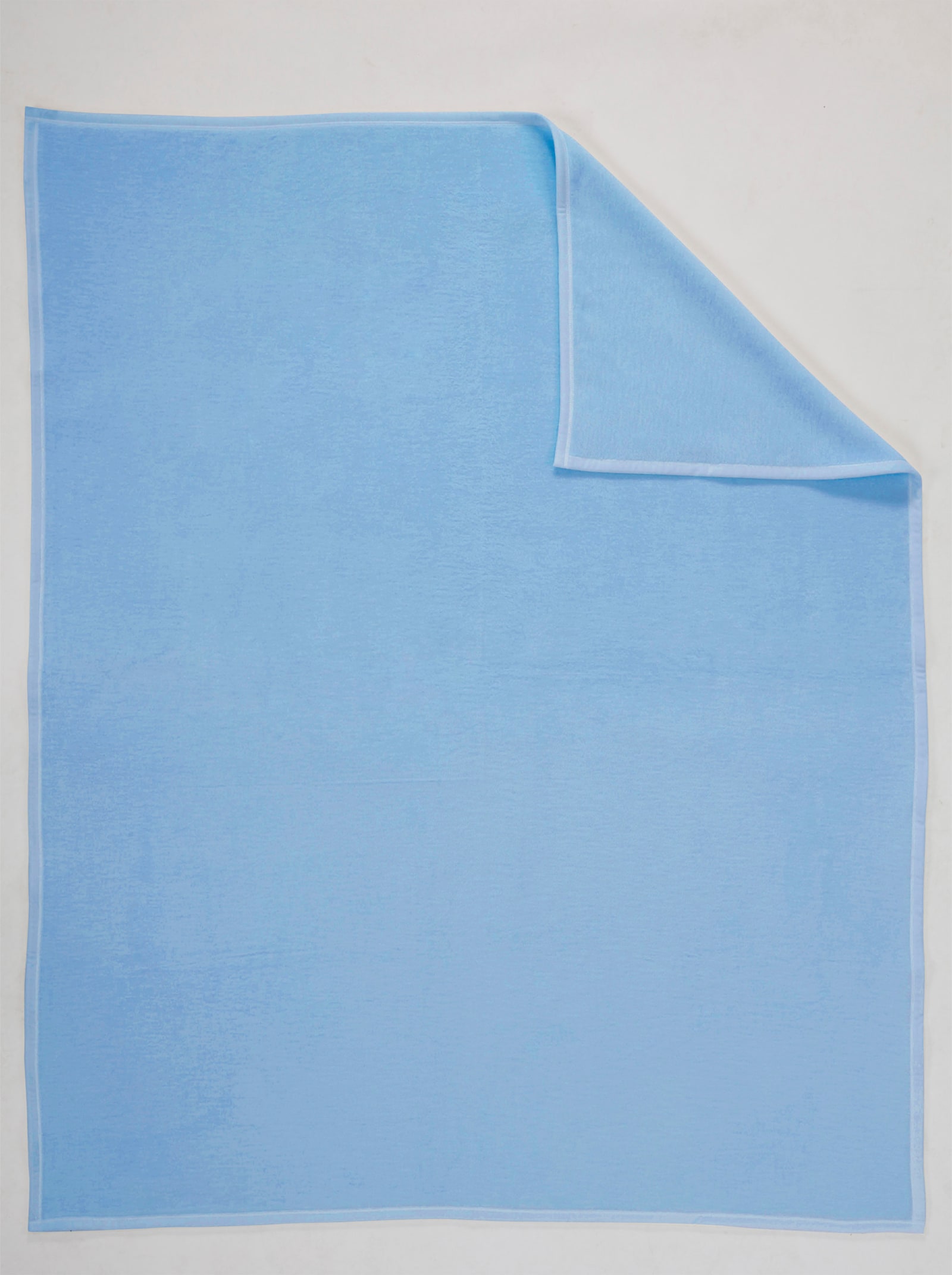 Biederlack Baumwolldecke - blau