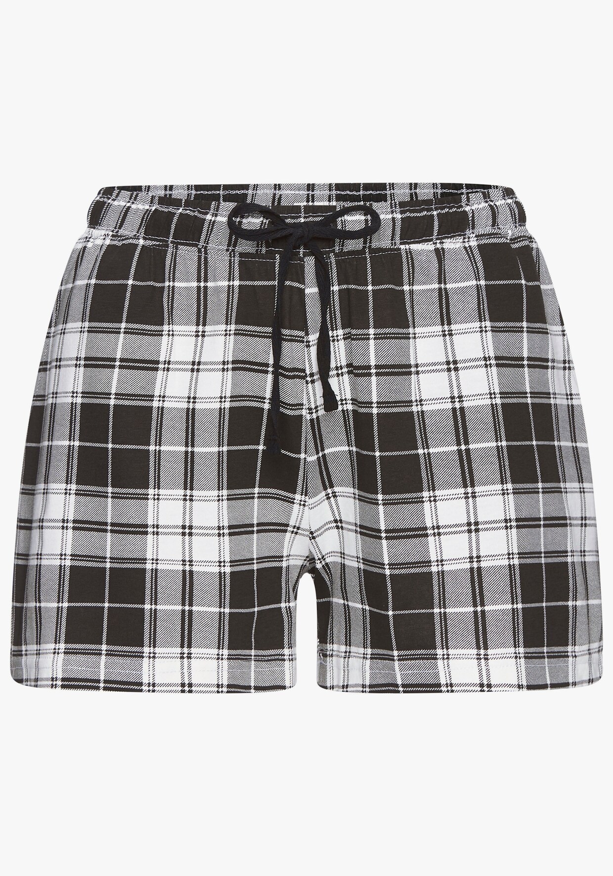 Vivance Dreams Pyjamashorts - schwarz-weiß-gemustert