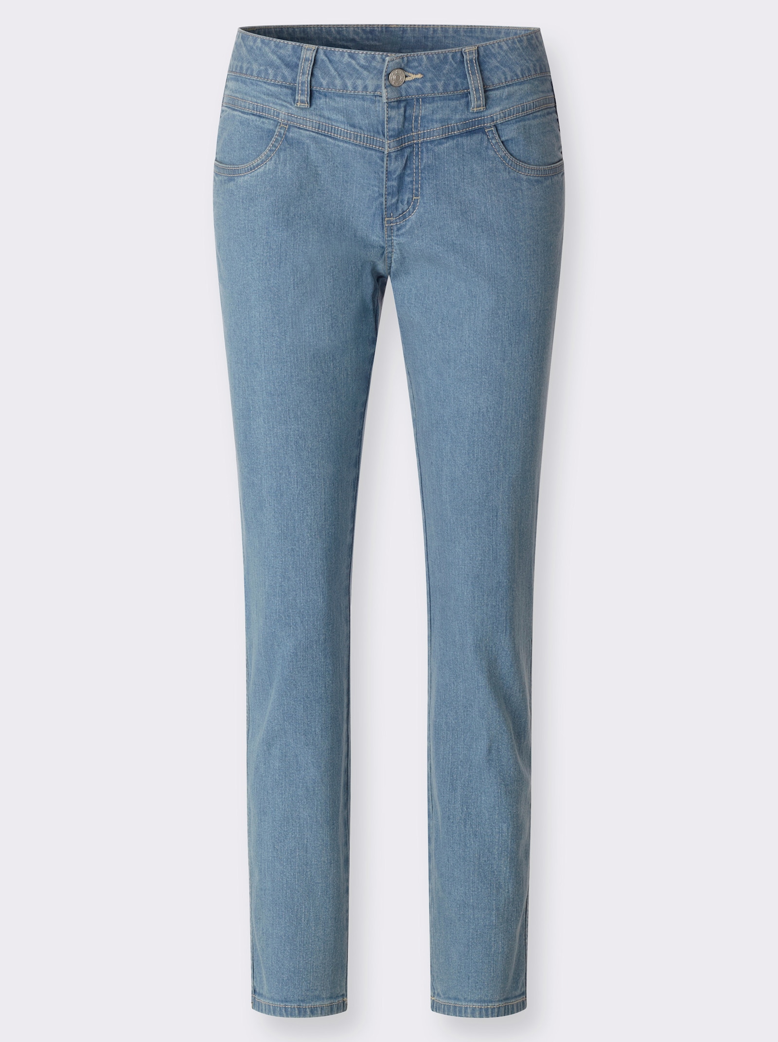 heine Jeans mit Passformsattel - blue-bleached