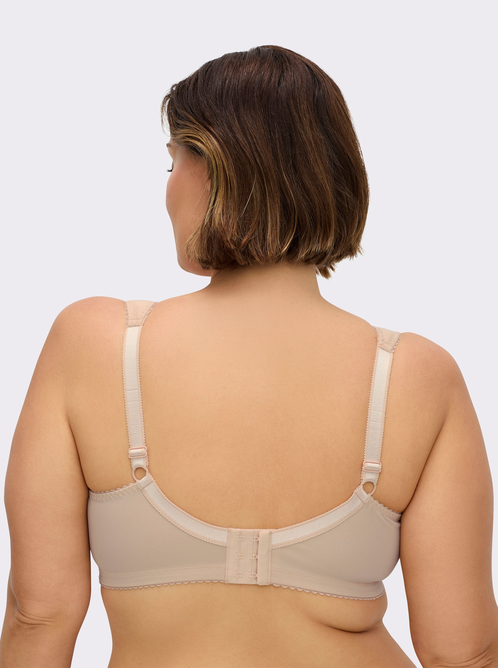 wäschepur Entlastungs-BH ohne Bügel mit Stretch-Spitze - elfenbein