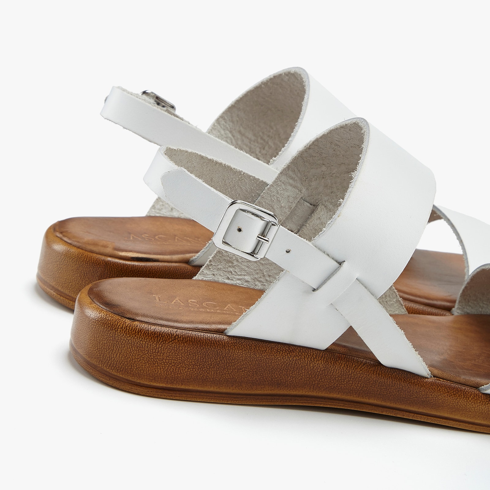 LASCANA Sandale - weiß/weiß