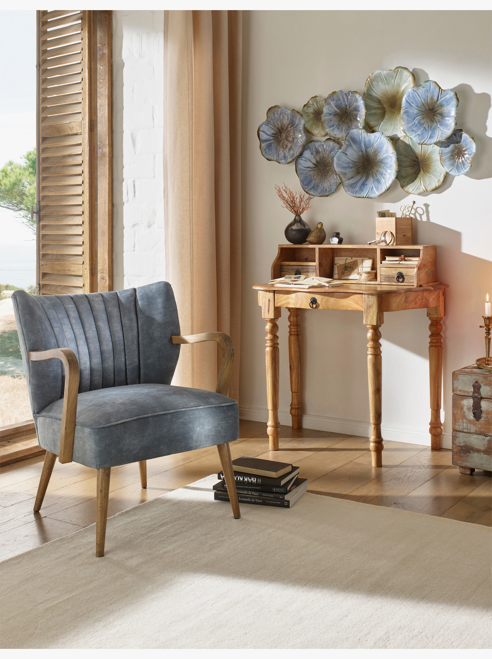 heine home Schreibtisch - natur