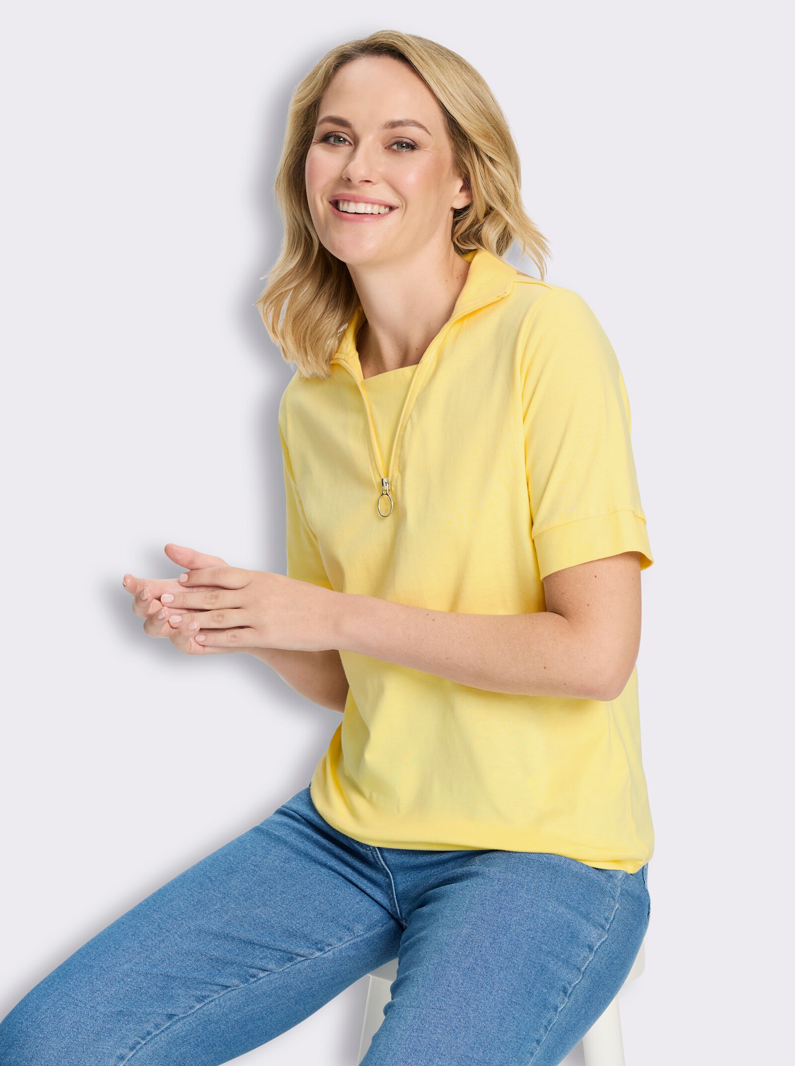 Poloshirt - zitrone
