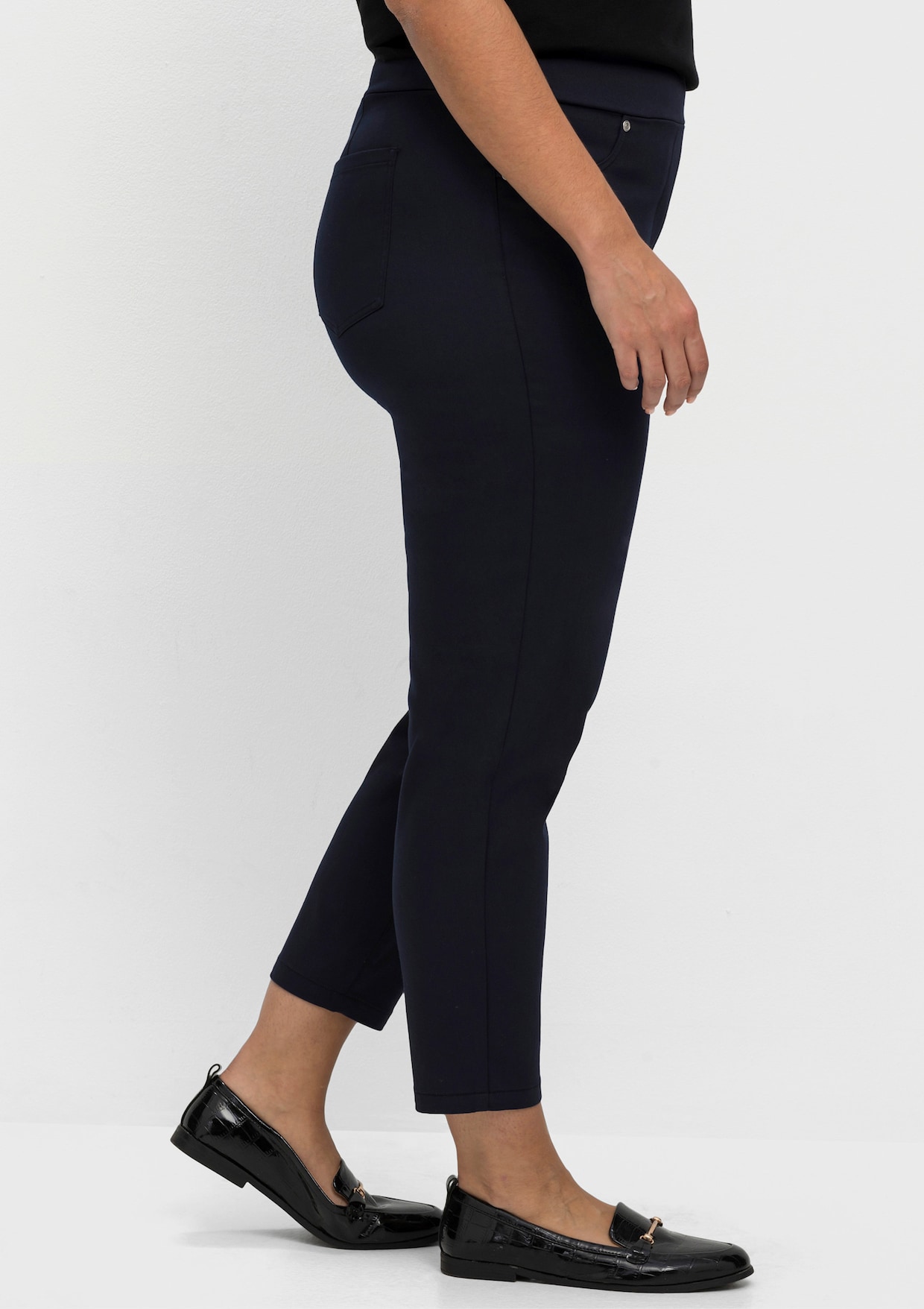 sheego 7/8-broek - nachtblauw