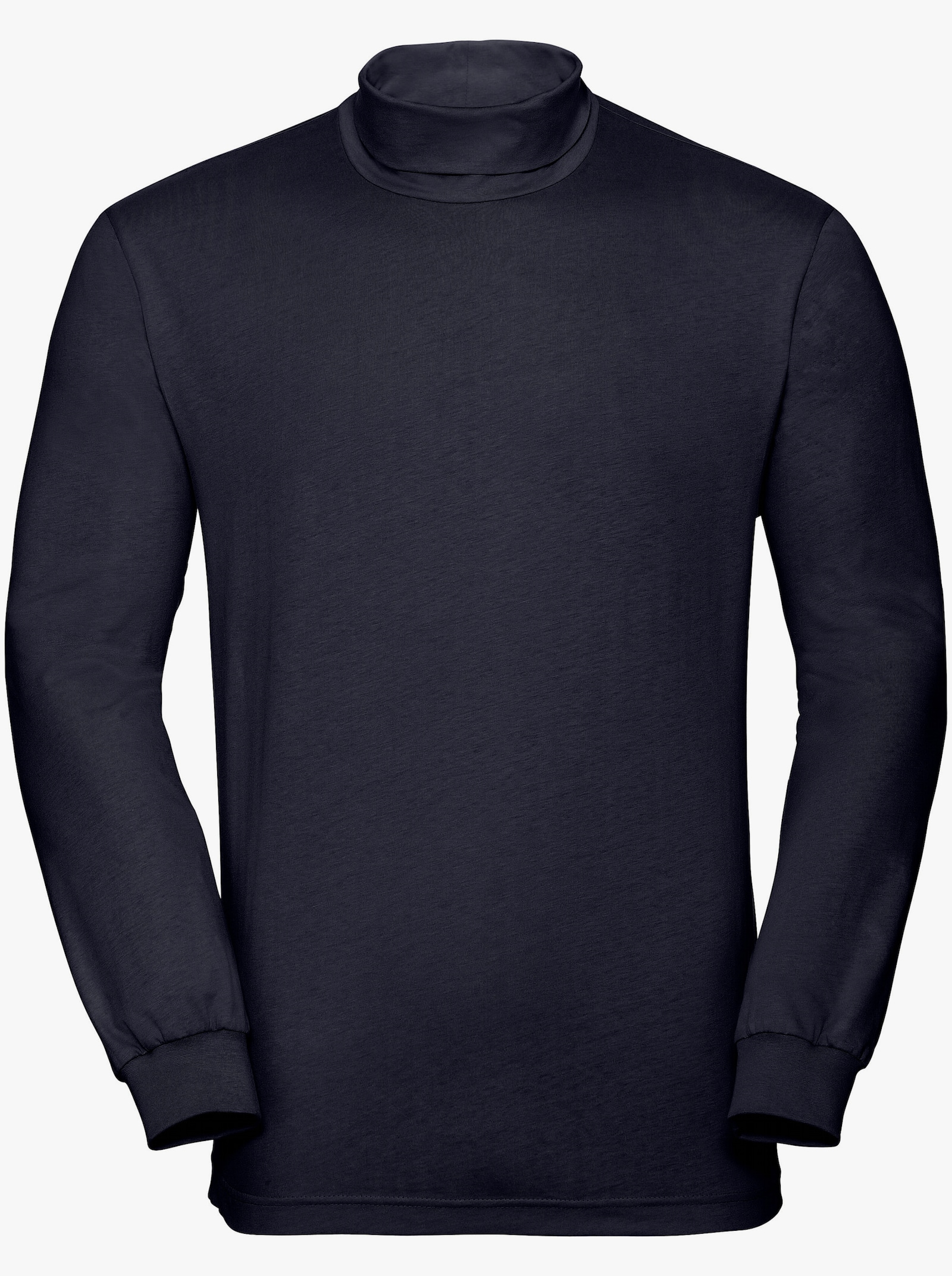 Rollkragenshirt - schwarz