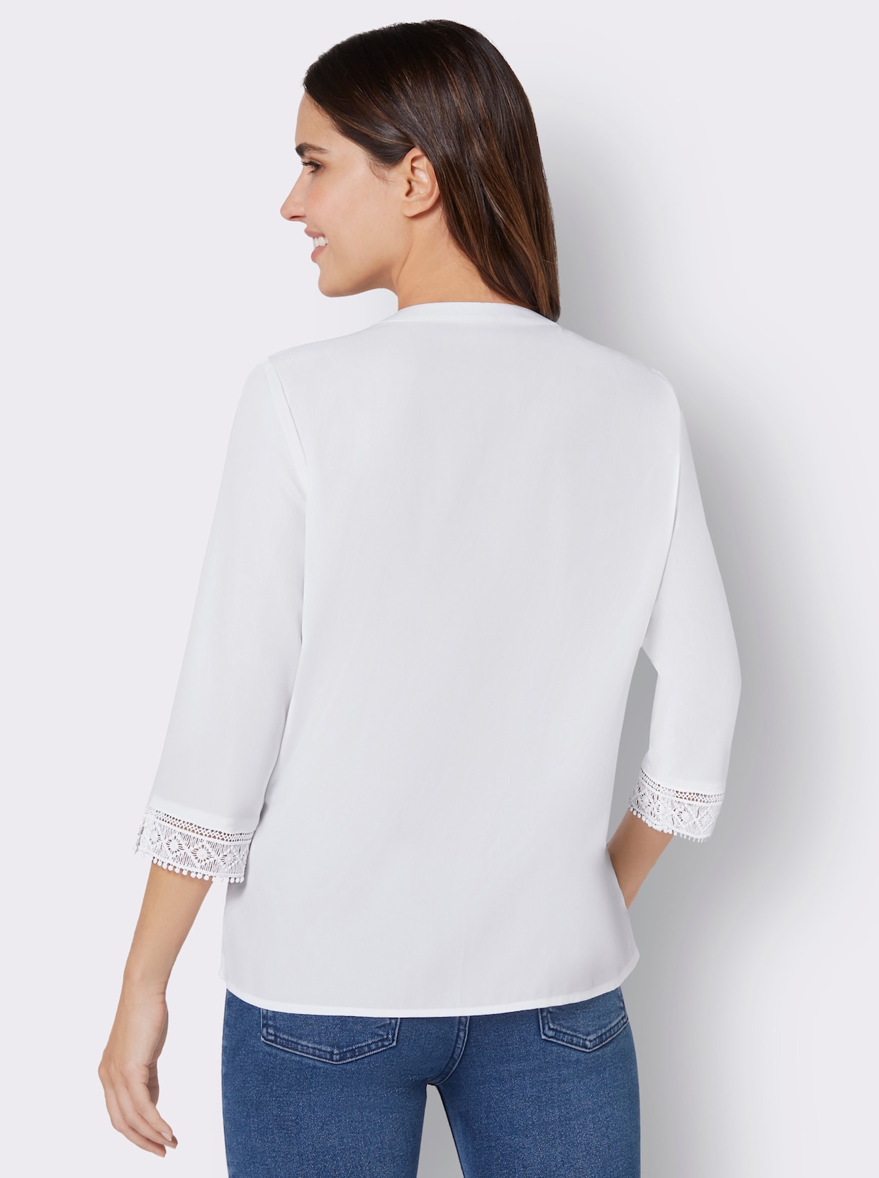 Comfortabele blouse - wit