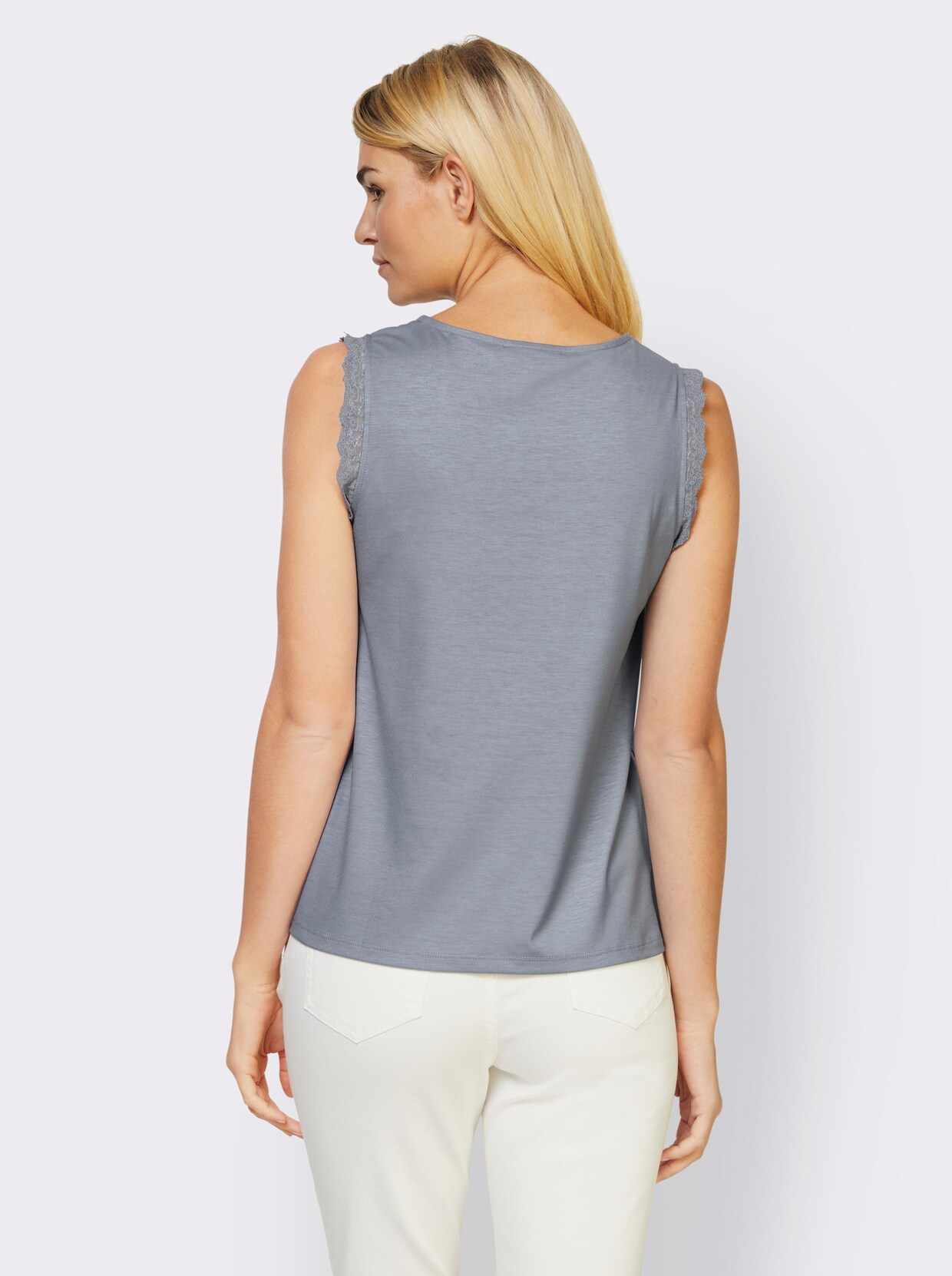 heine Shirttop - taubenblau