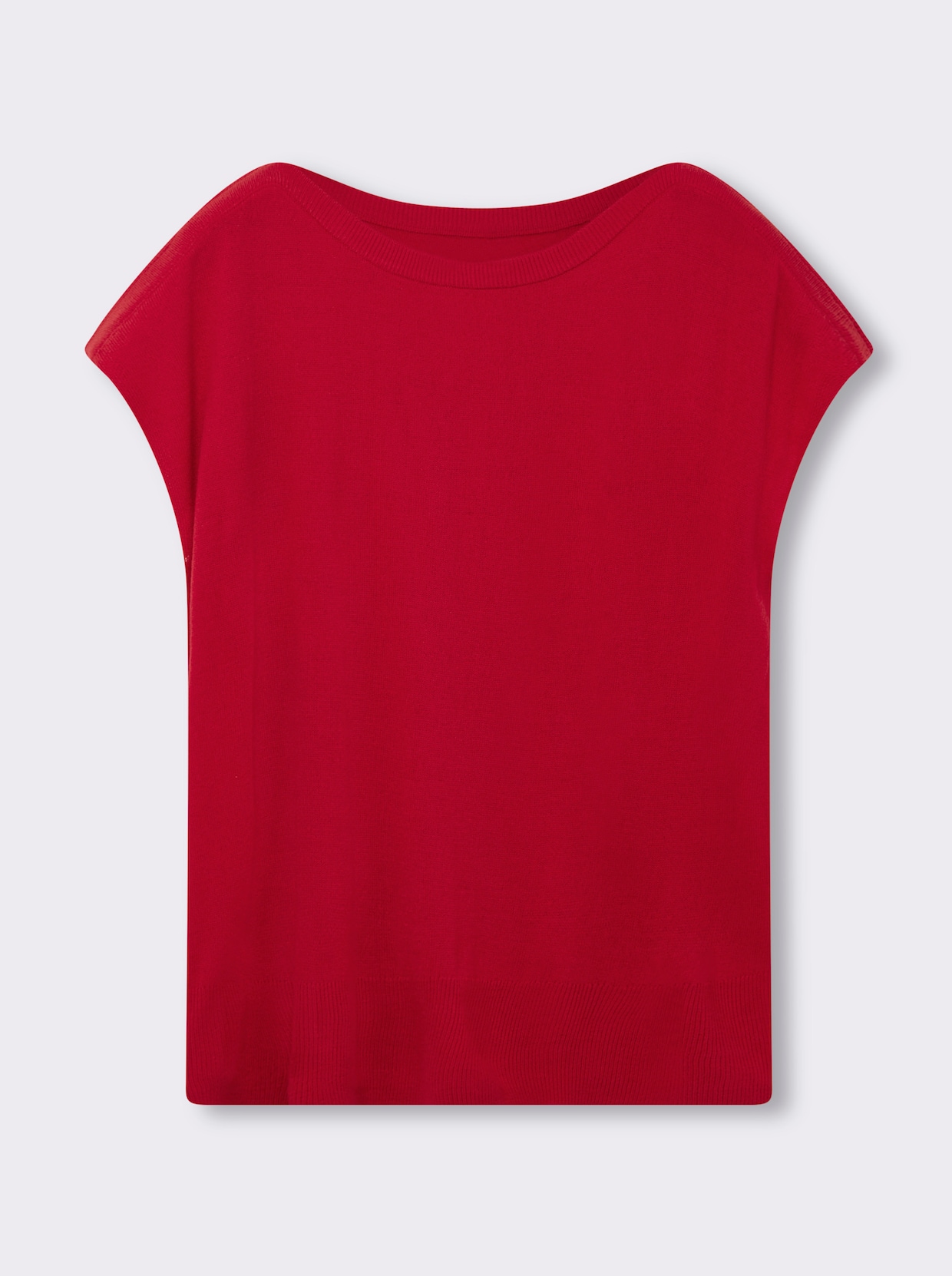 Pullunder mit U-Boot-Ausschnitt - erdbeere