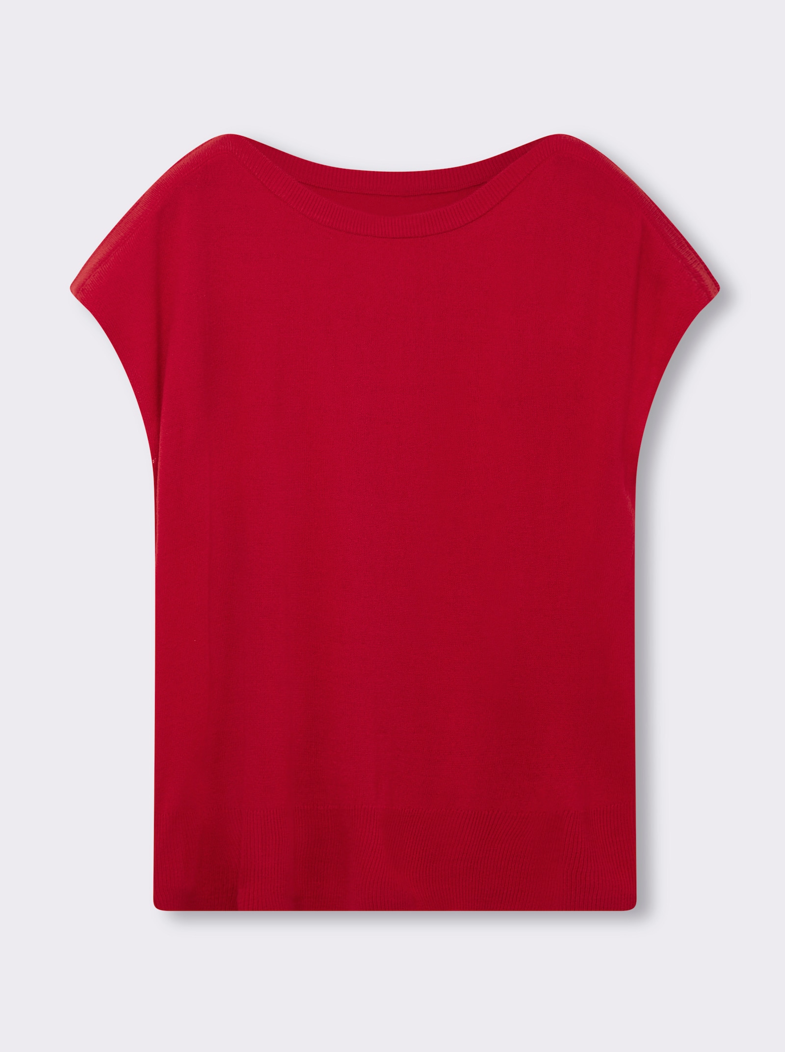 Pullunder mit U-Boot-Ausschnitt - erdbeere