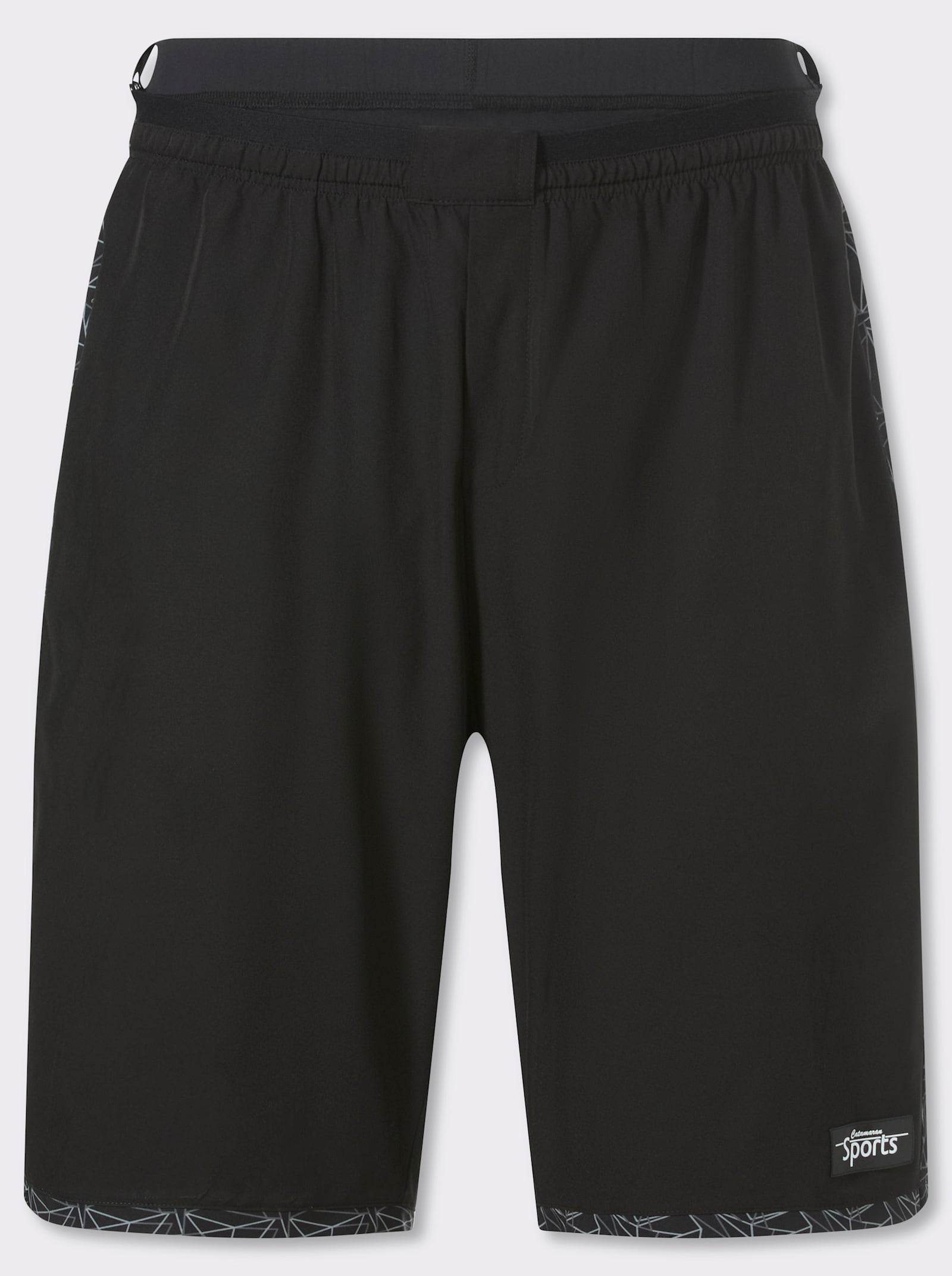 Catamaran Sports Fahrradhose 2 in 1 - schwarz