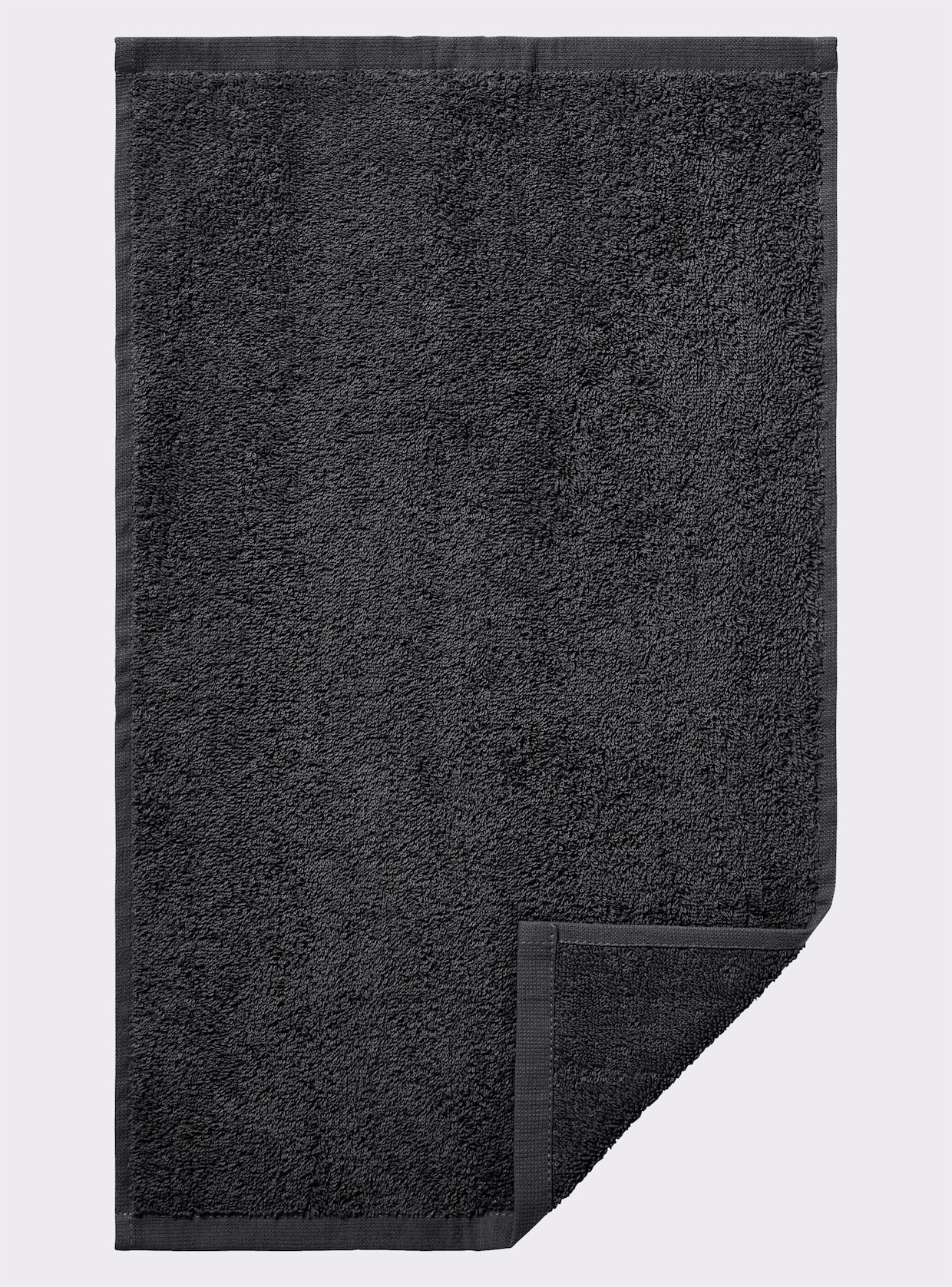 wäschepur Lot économique de 5 serviettes éponge - noir