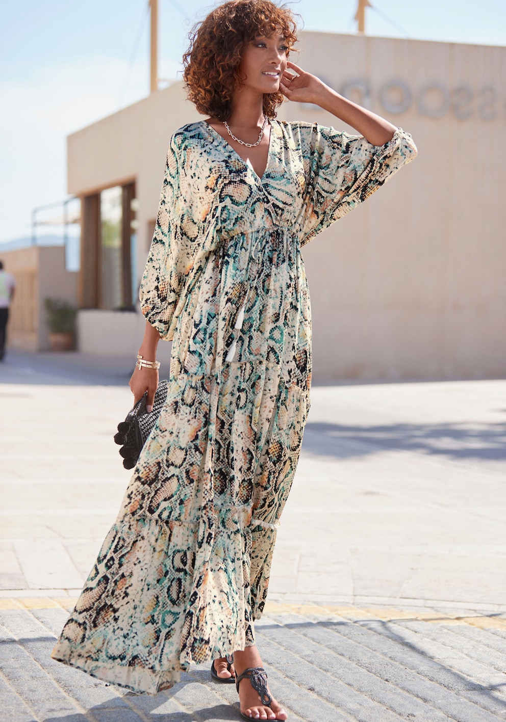 C A Maxikleid